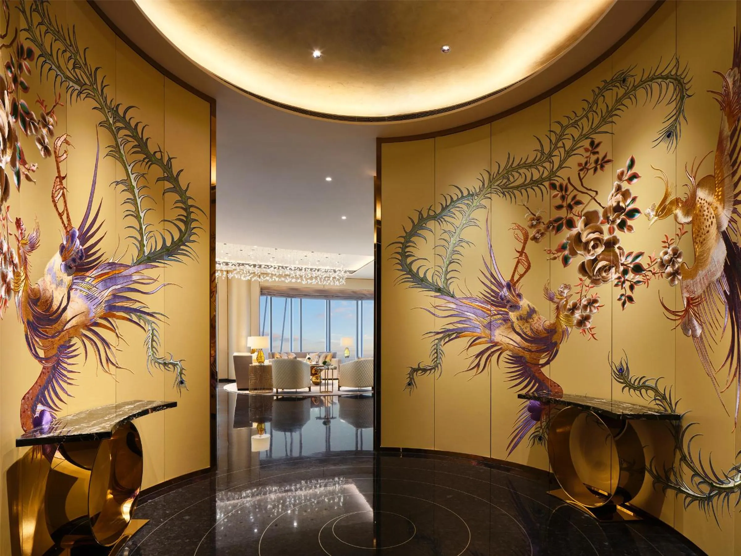 Living room in J Hotel, Shanghai Tower - Above All Else, Overlooking the Bund