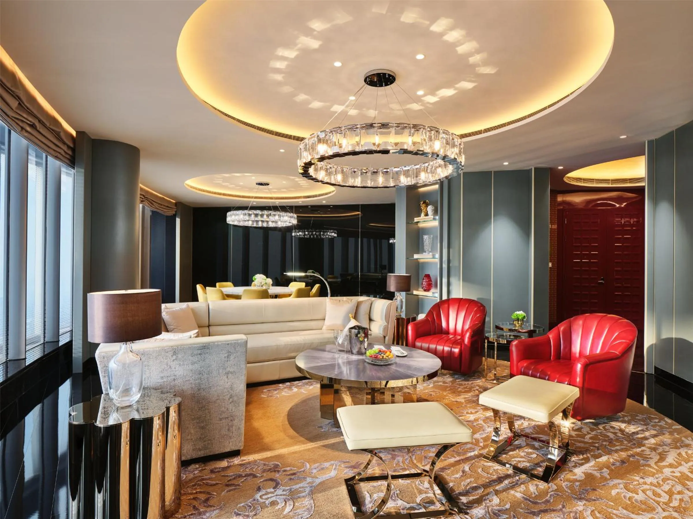 Living room in J Hotel, Shanghai Tower - Above All Else, Overlooking the Bund