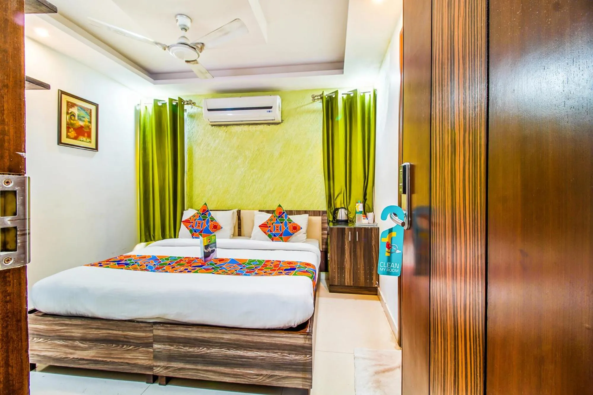 Coffee/tea facilities, Bed in FabHotel A 97