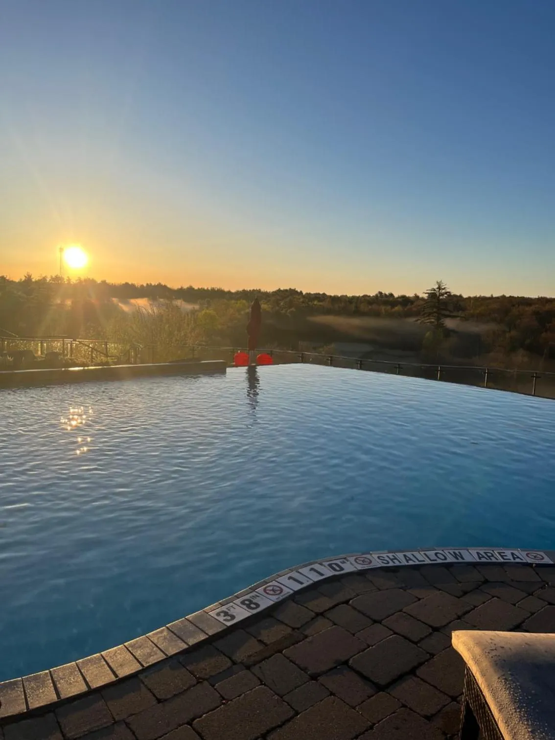 Swimming pool in Muskoka Bay Resort