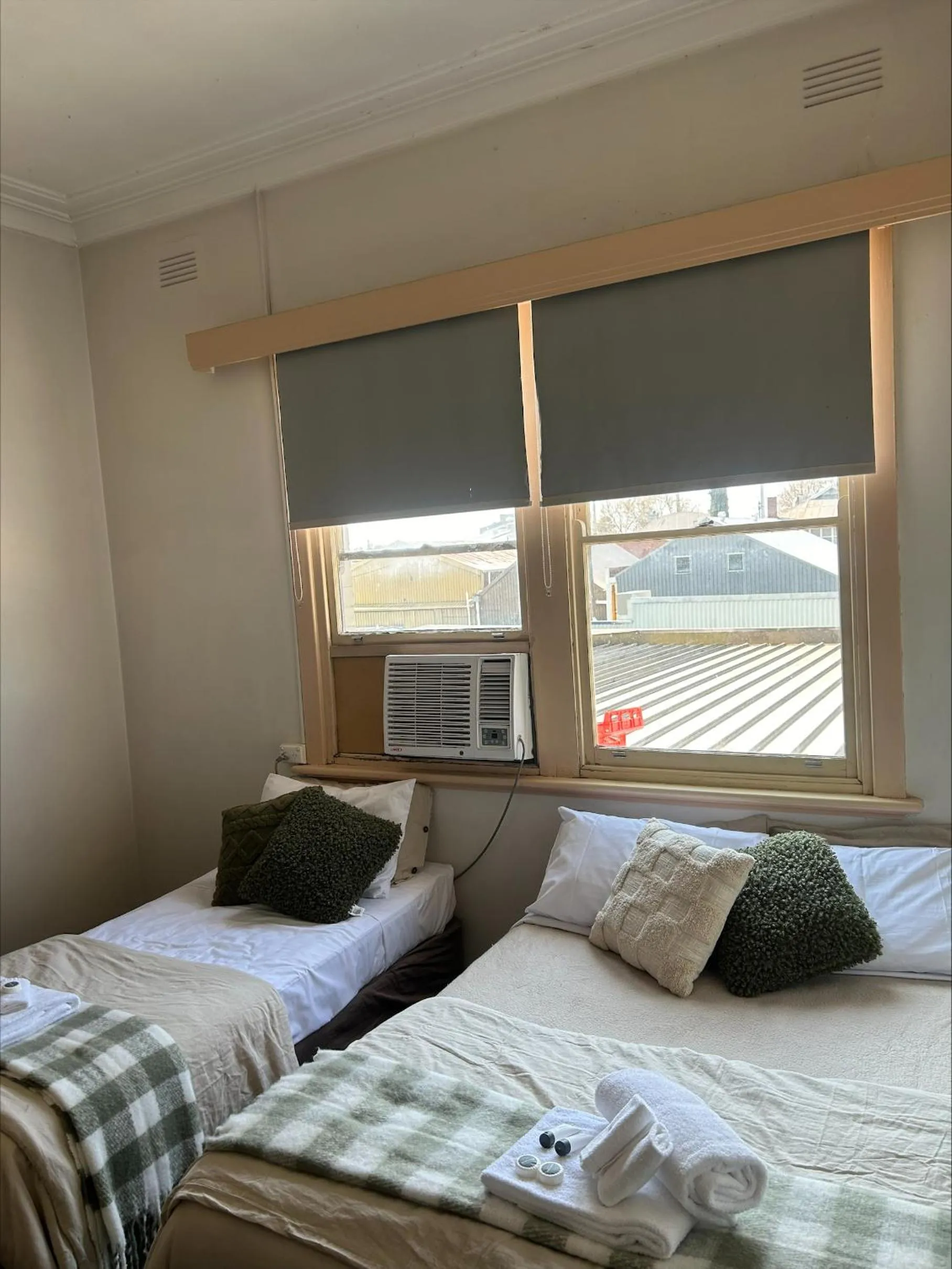 Bed in William Farrer Hotel