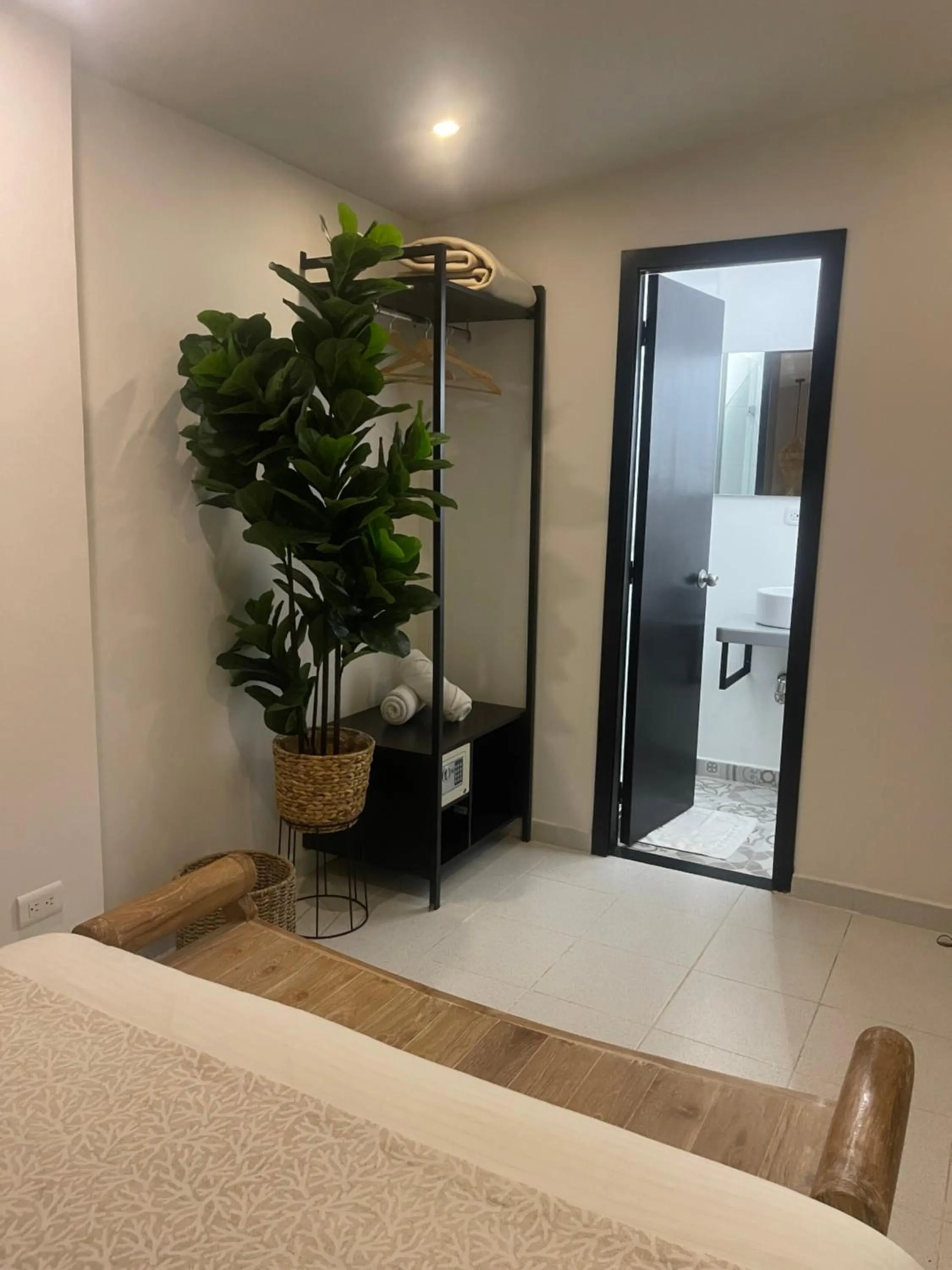 Bed in Moet Medellin Hotel