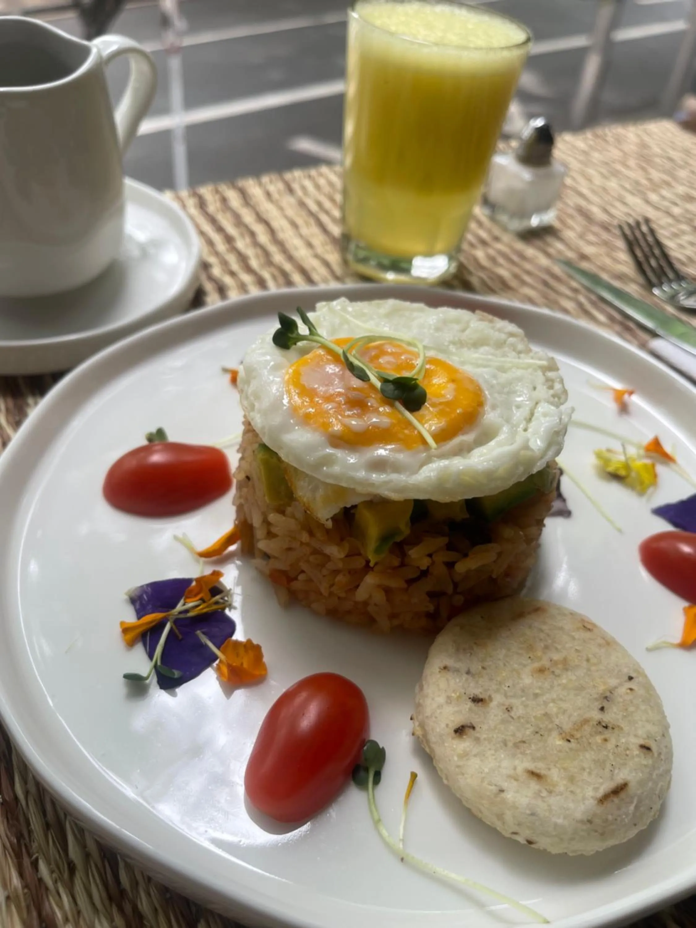 Continental breakfast in Moet Medellin Hotel
