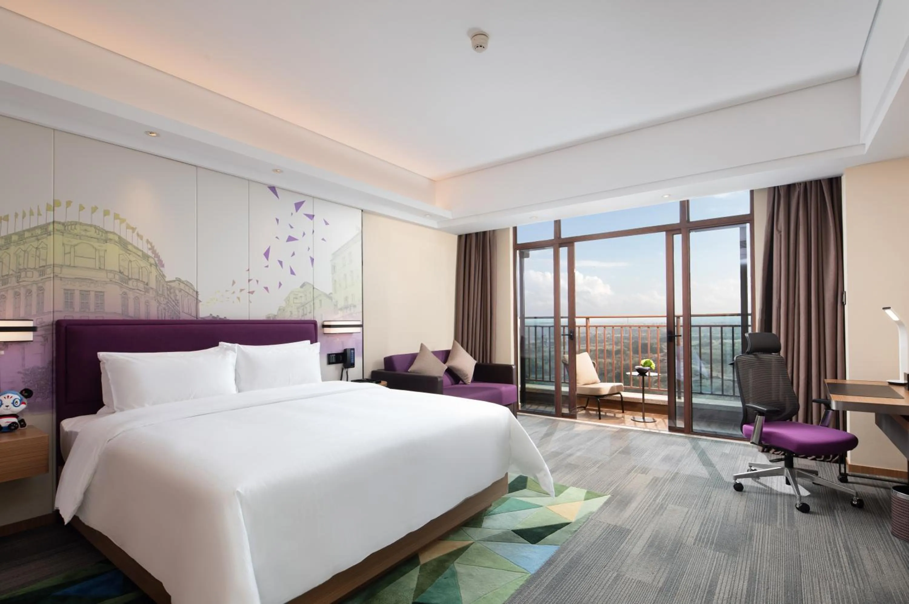 Bedroom, Bed in Hampton by Hilton Nanhai Haikou