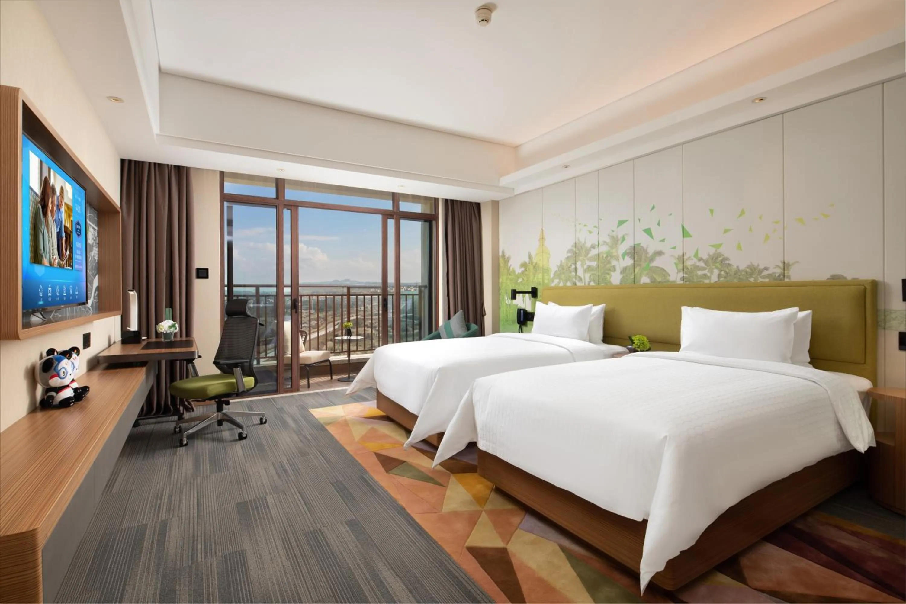 Bedroom, Bed in Hampton by Hilton Nanhai Haikou