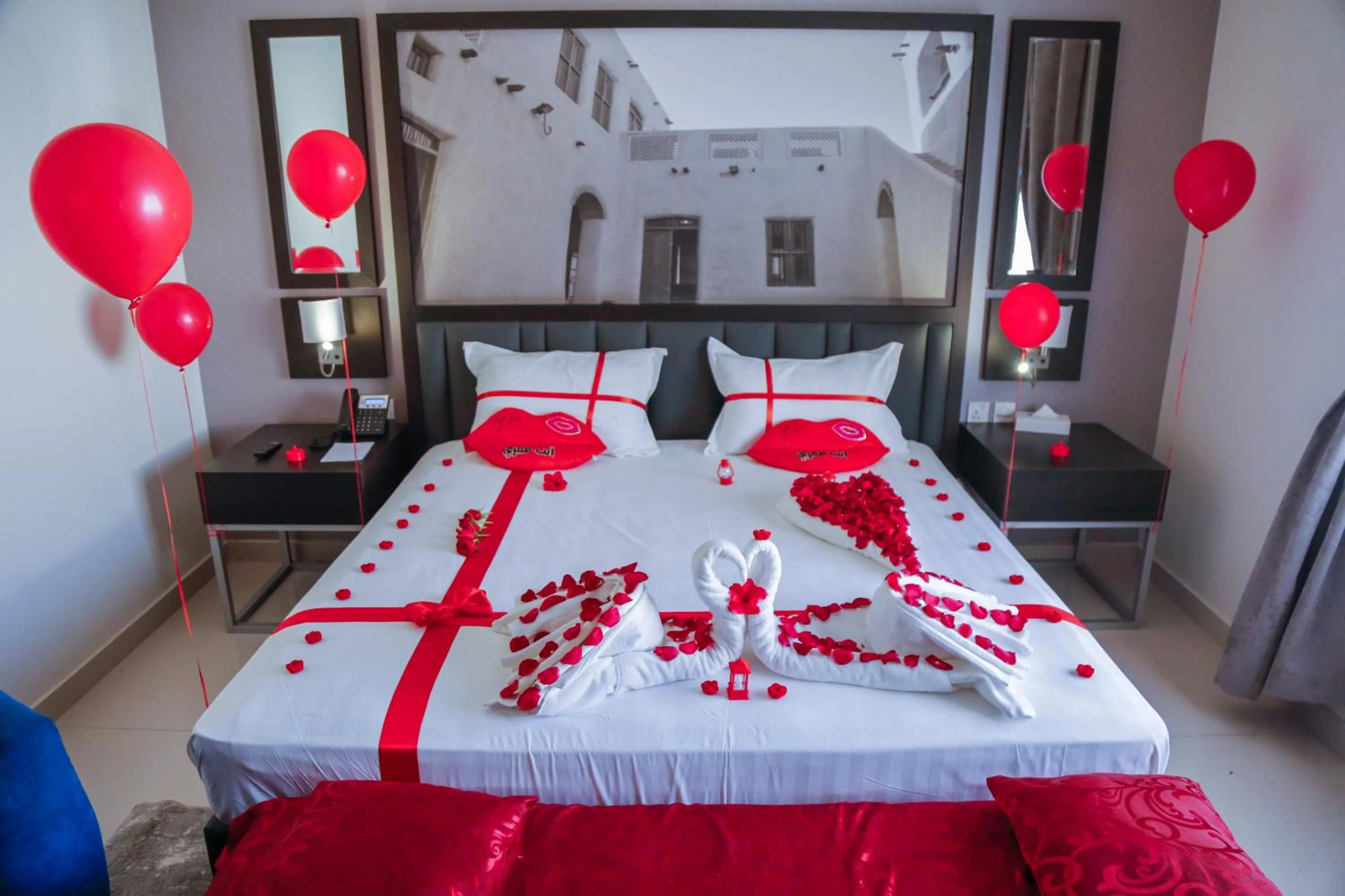 Bed in Swiss Luxury Villas