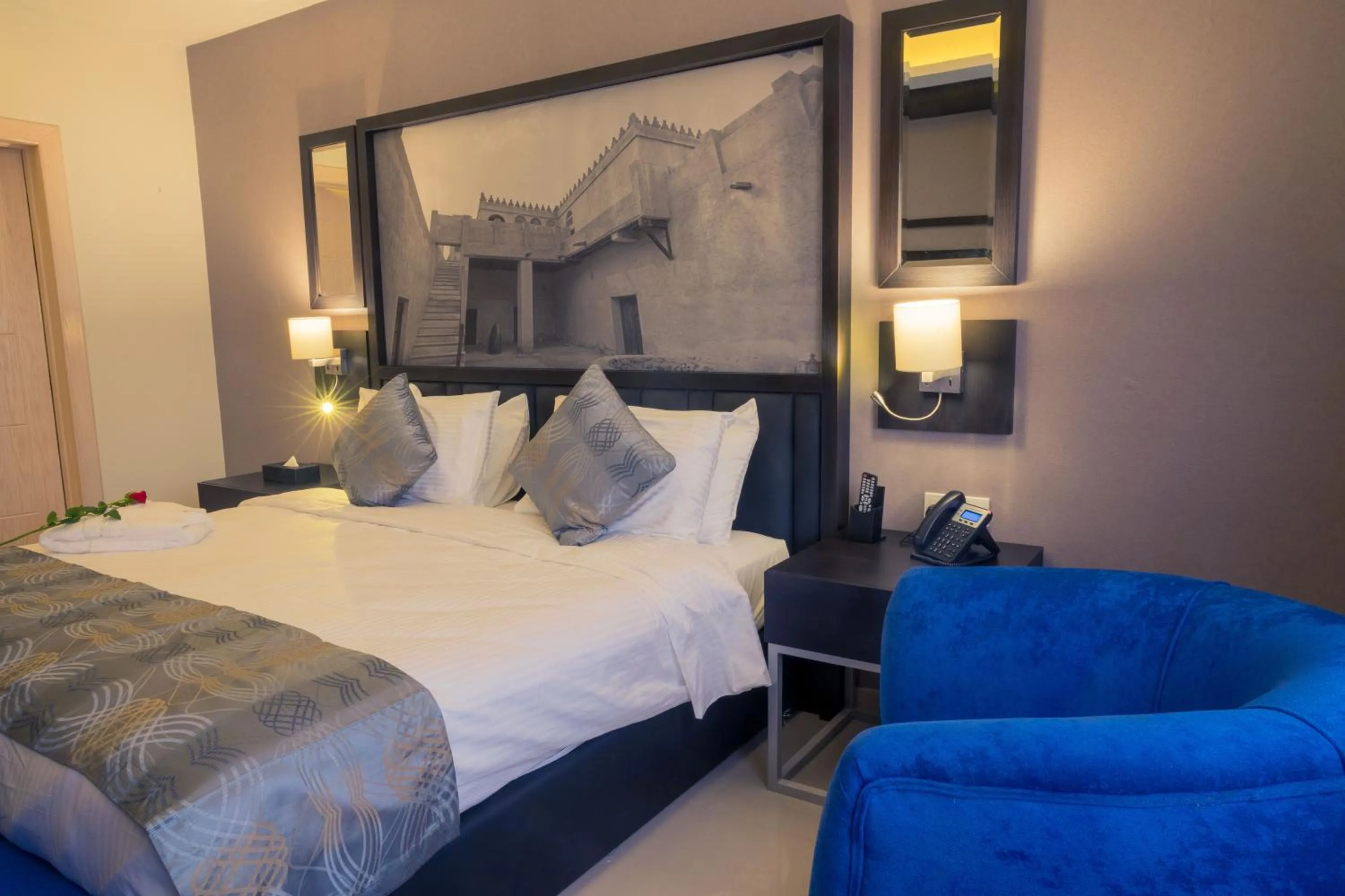 Bed in Swiss Luxury Villas