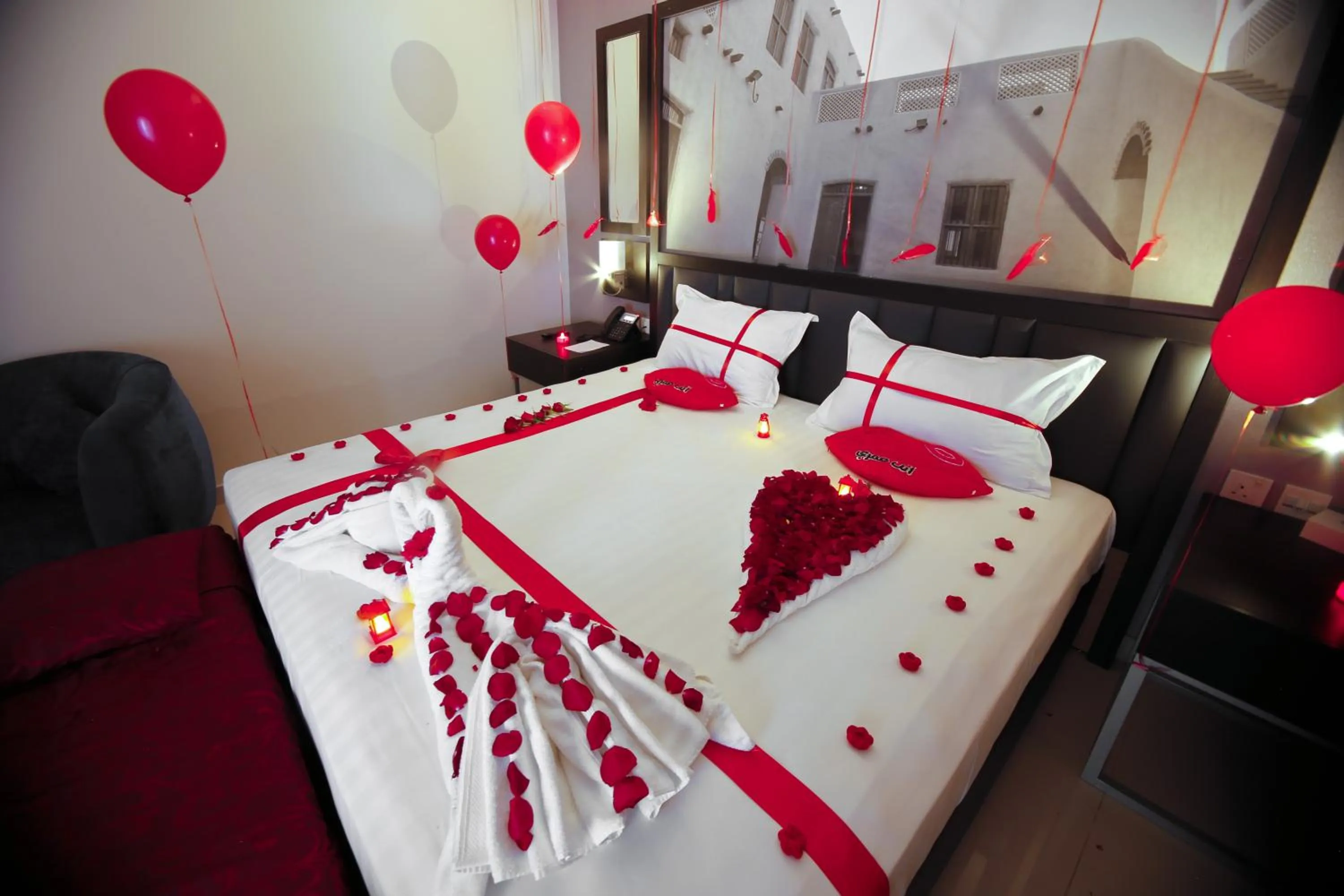 Bed in Swiss Luxury Villas