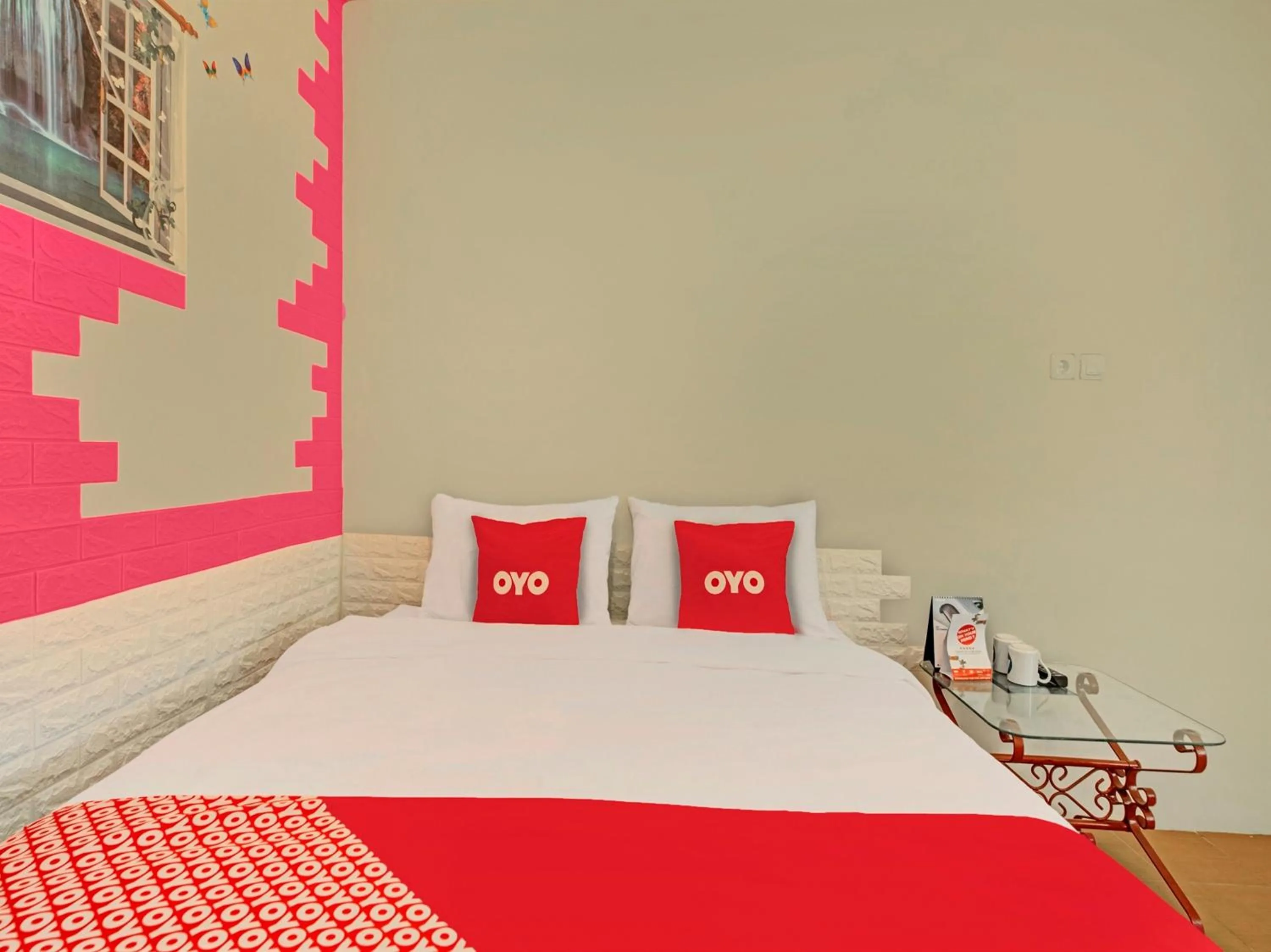 Bedroom, Bed in Hotel O Villa Inn App Trawas Bintaro Syariah