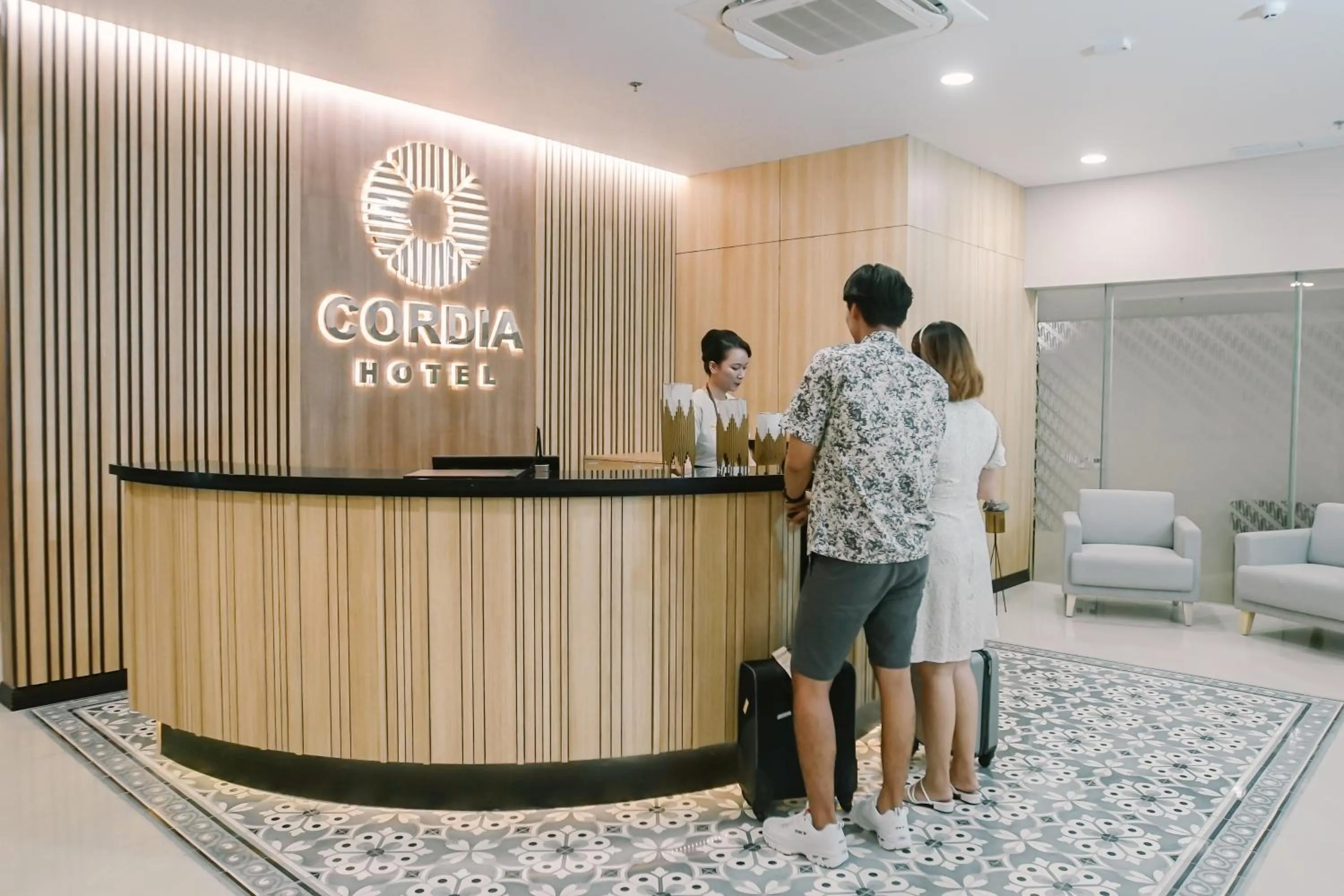Lobby or reception in Cordia Hotel Yogyakarta - Hotel Dalam Bandara