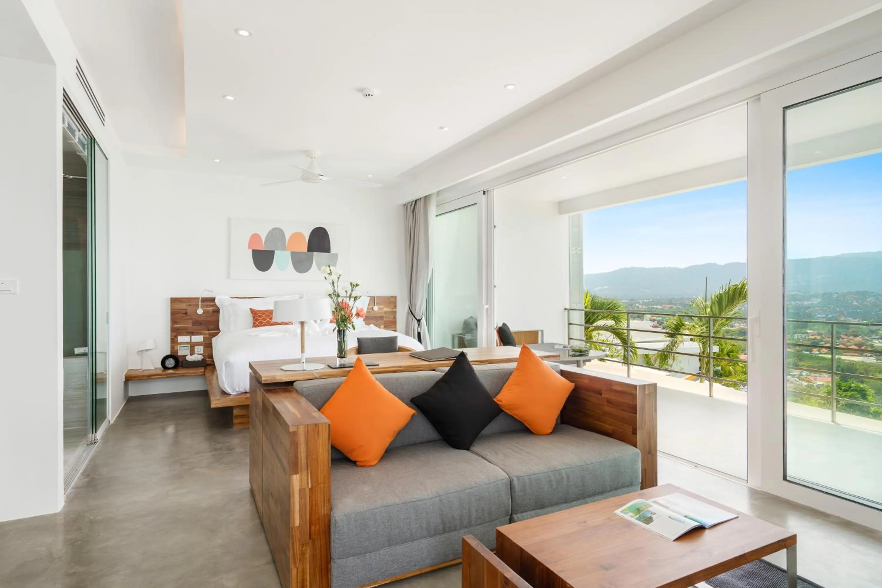 Living room in UniQue BoutiQue Resort