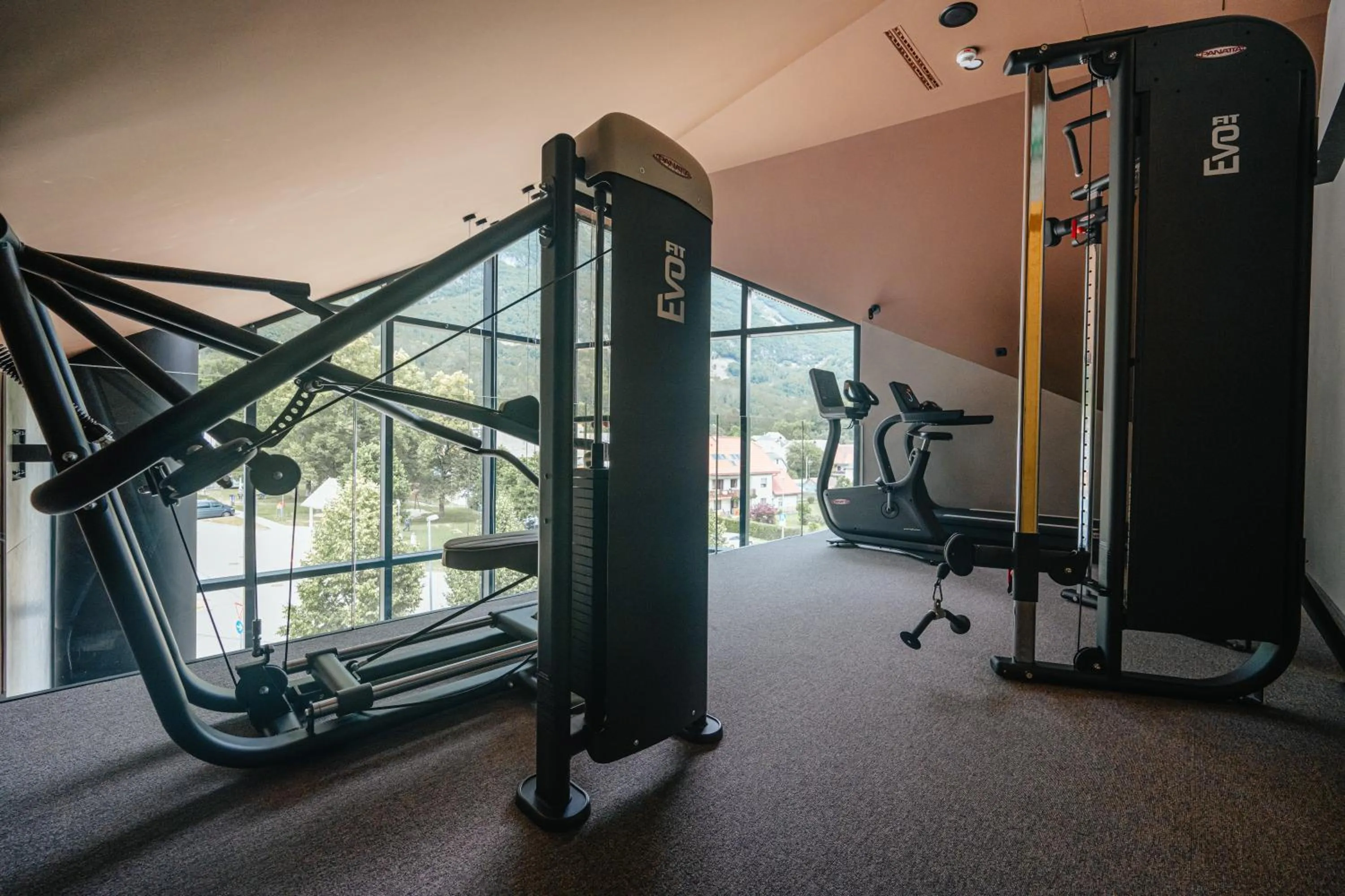 Fitness centre/facilities in Hotel Soča