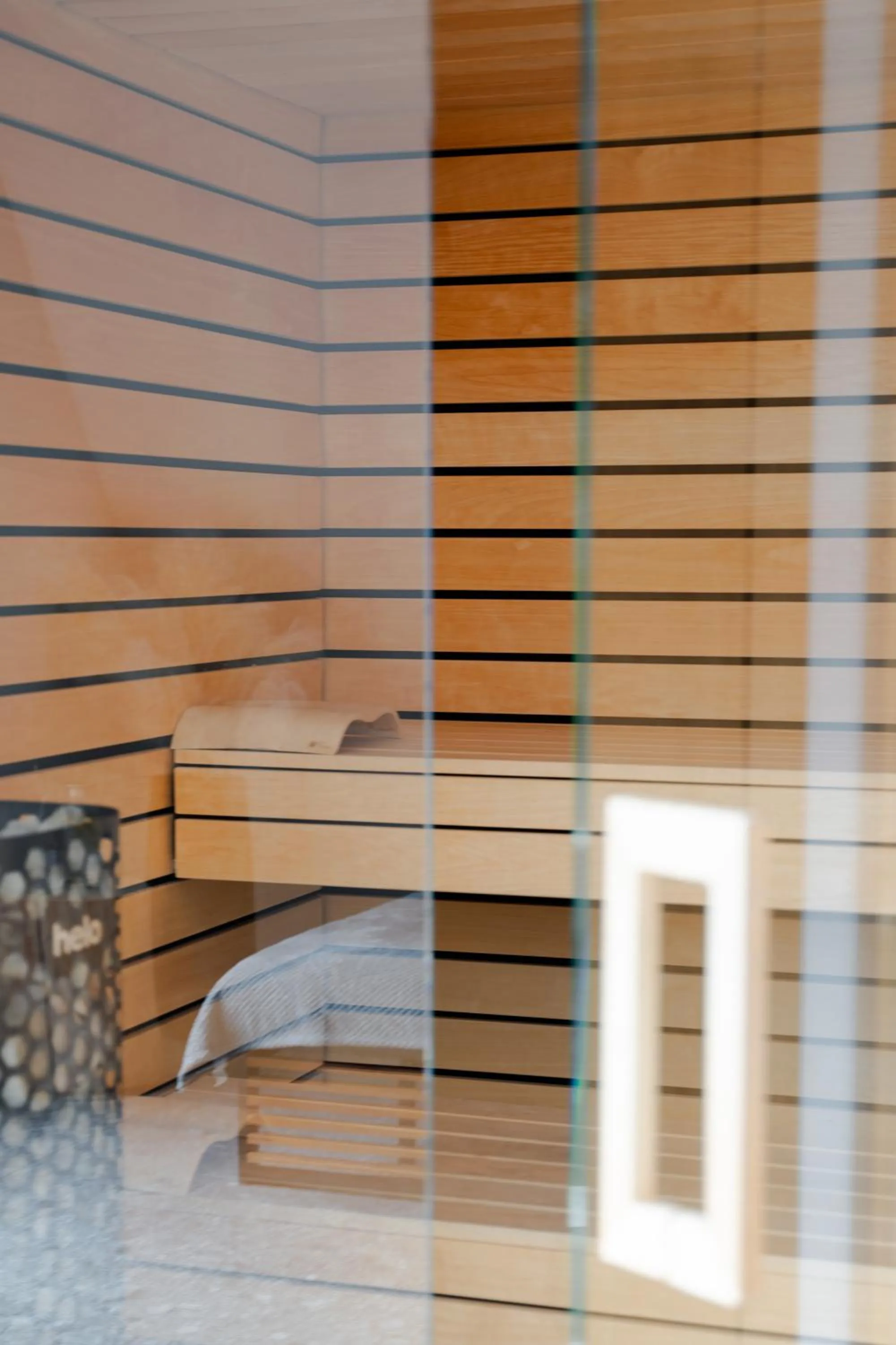 Sauna, Bed in Hotel Soča