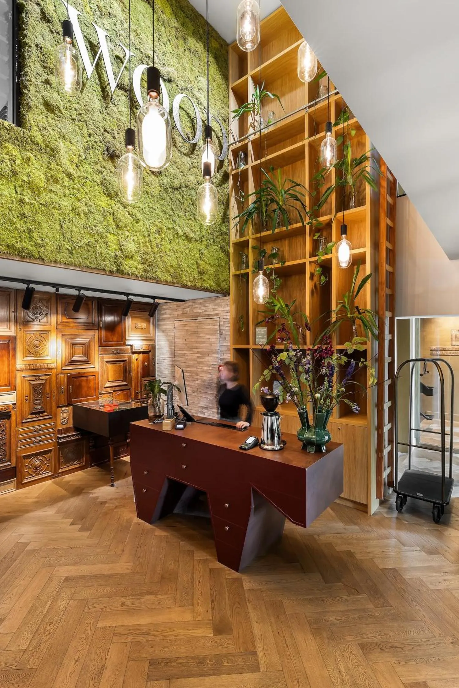 Lobby or reception in Cityhotel Wood