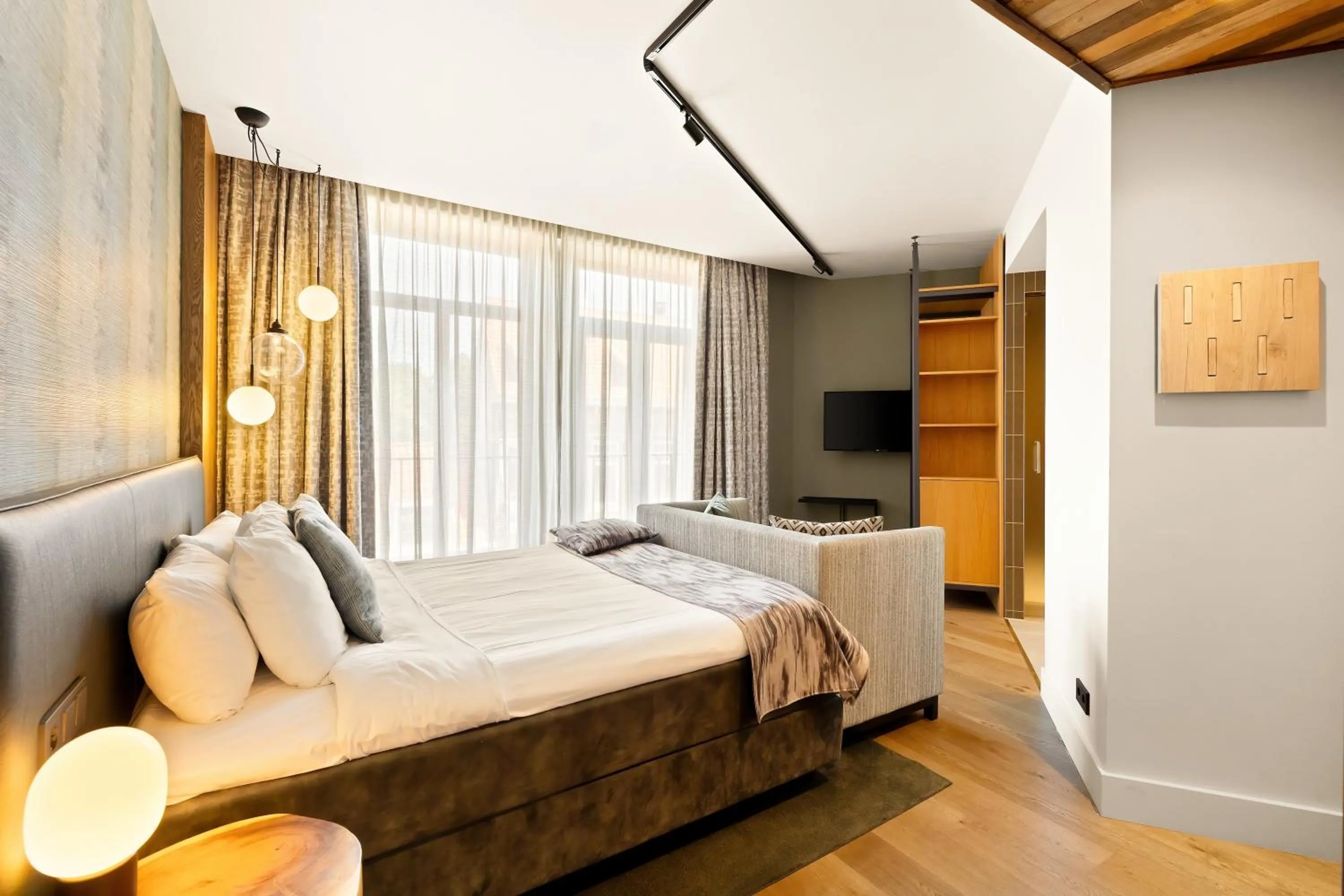 Photo of the whole room, Bed in Cityhotel Wood