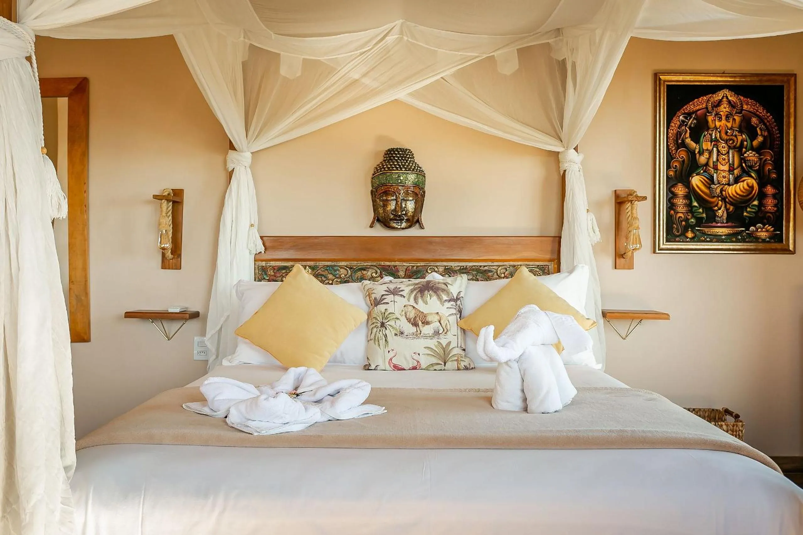 Bed in Shiva Boutique Hotel - Praia do Rosa