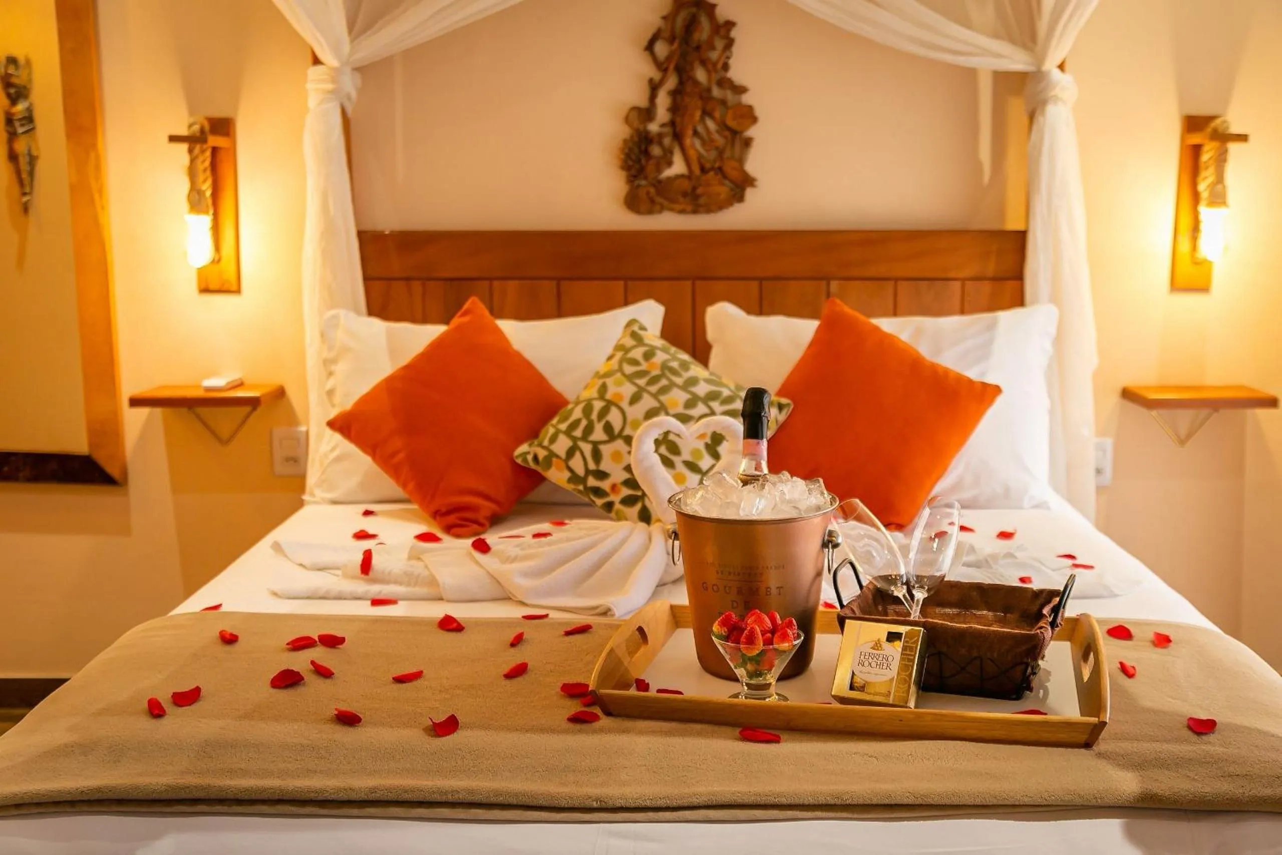 Decorative detail, Bed in Shiva Boutique Hotel - Praia do Rosa