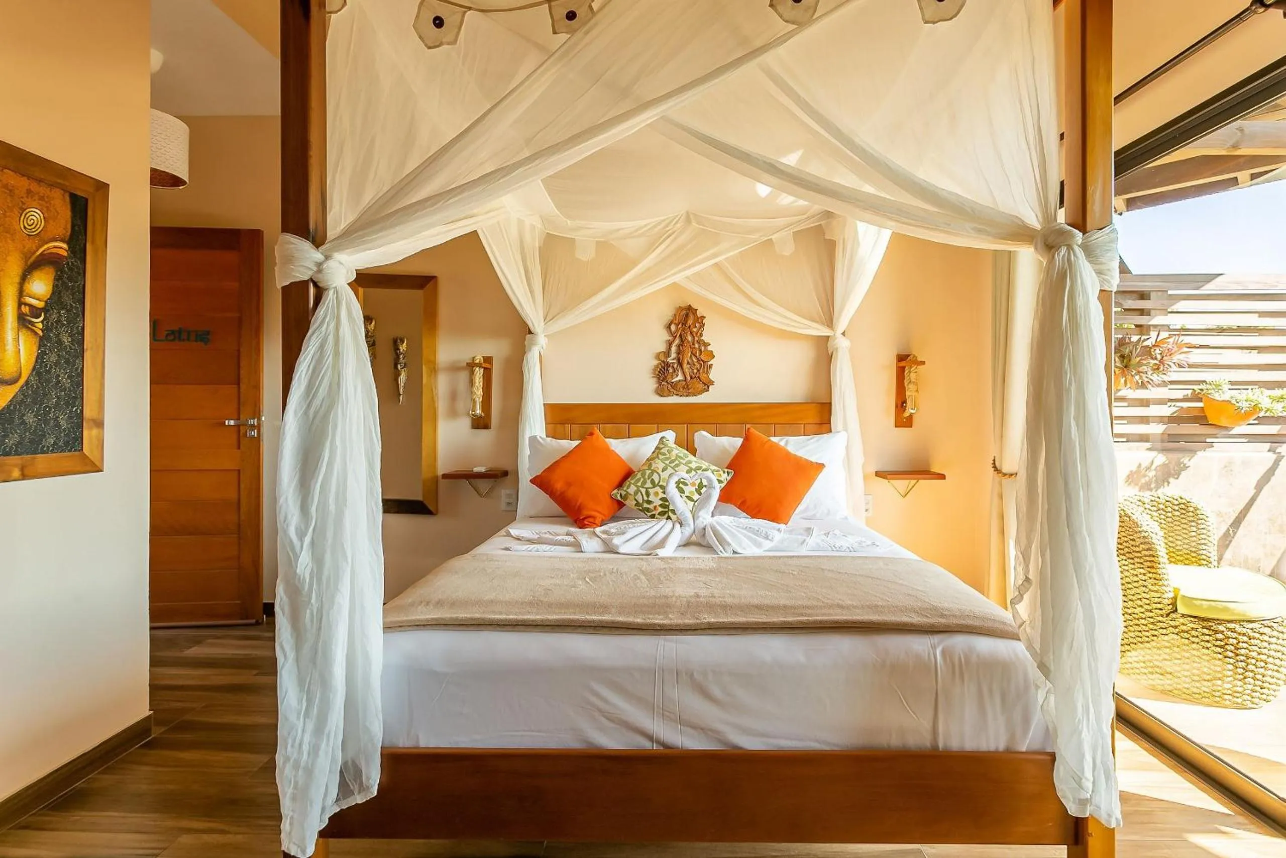 Bed in Shiva Boutique Hotel - Praia do Rosa