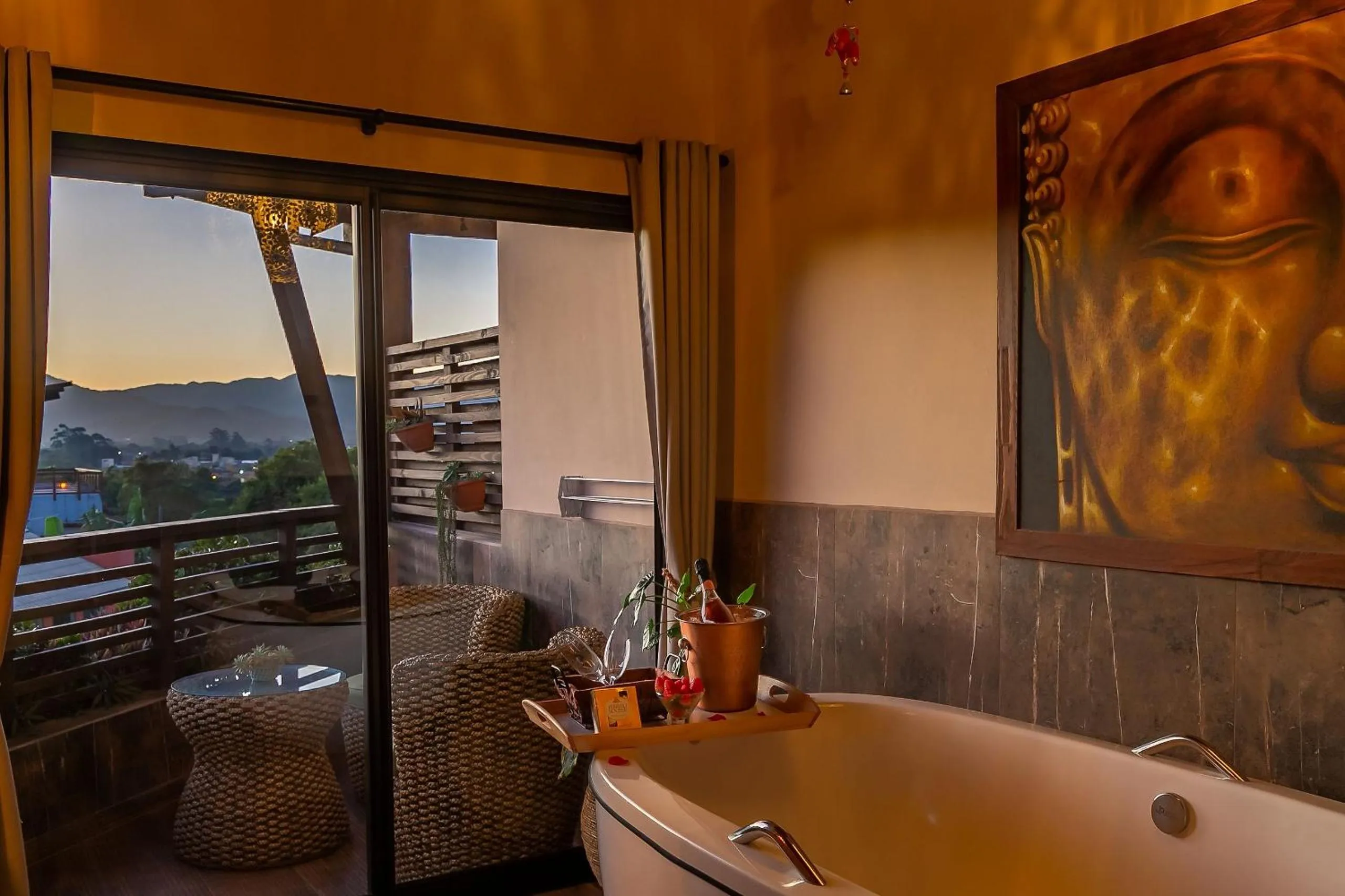 Decorative detail in Shiva Boutique Hotel - Praia do Rosa