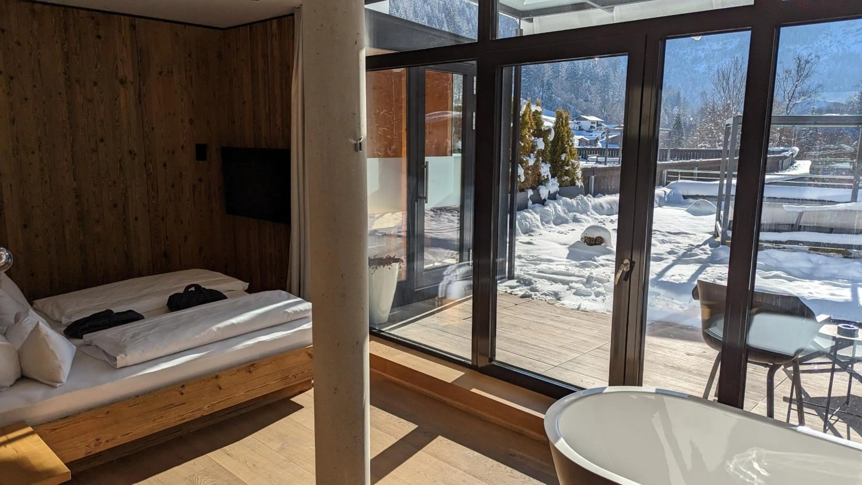 Photo of the whole room, Bed in Das Graseck - mountain hideaway & health care