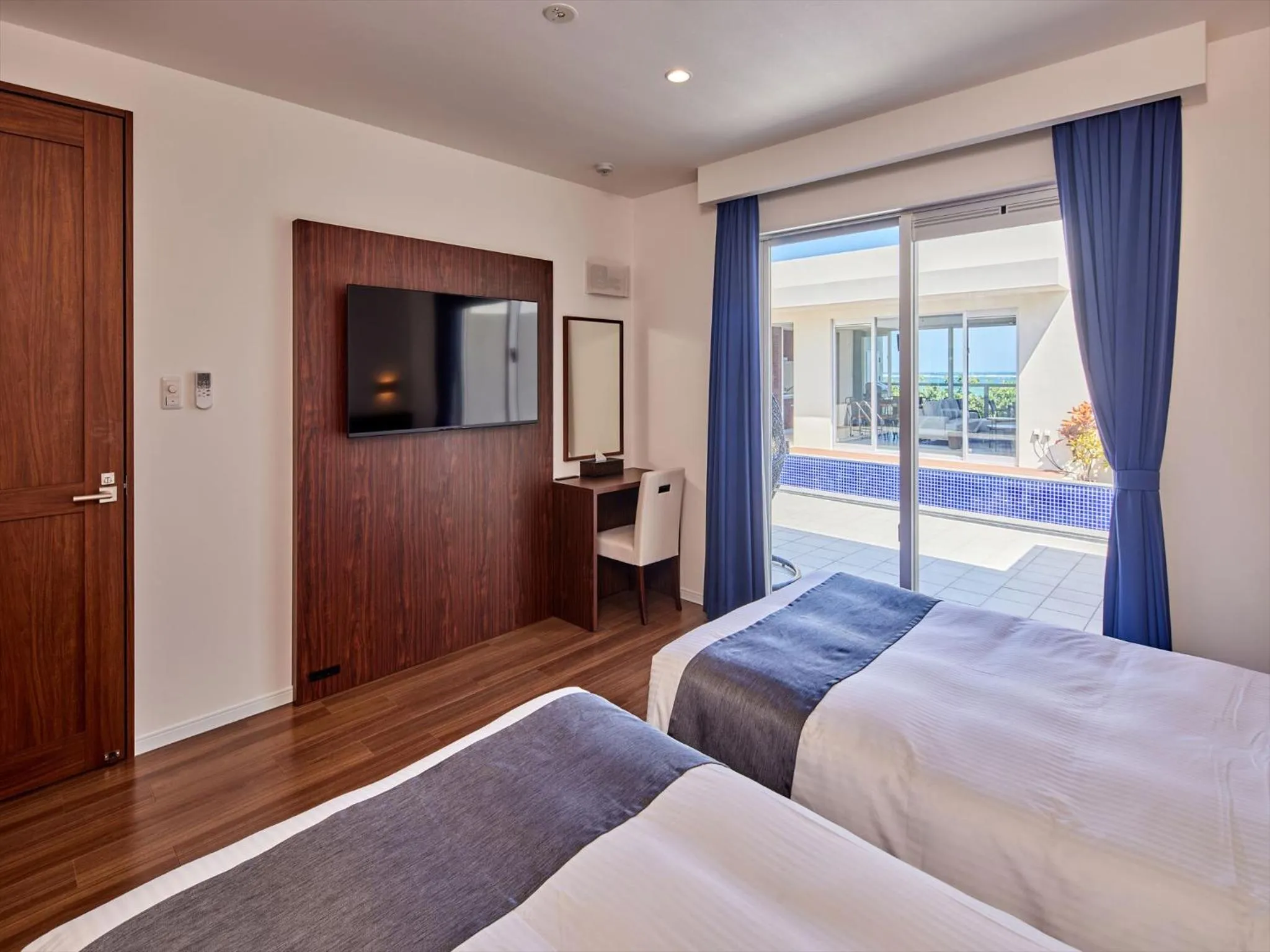 Photo of the whole room, Bed in The Pool & Sauna Villa MOTOBU