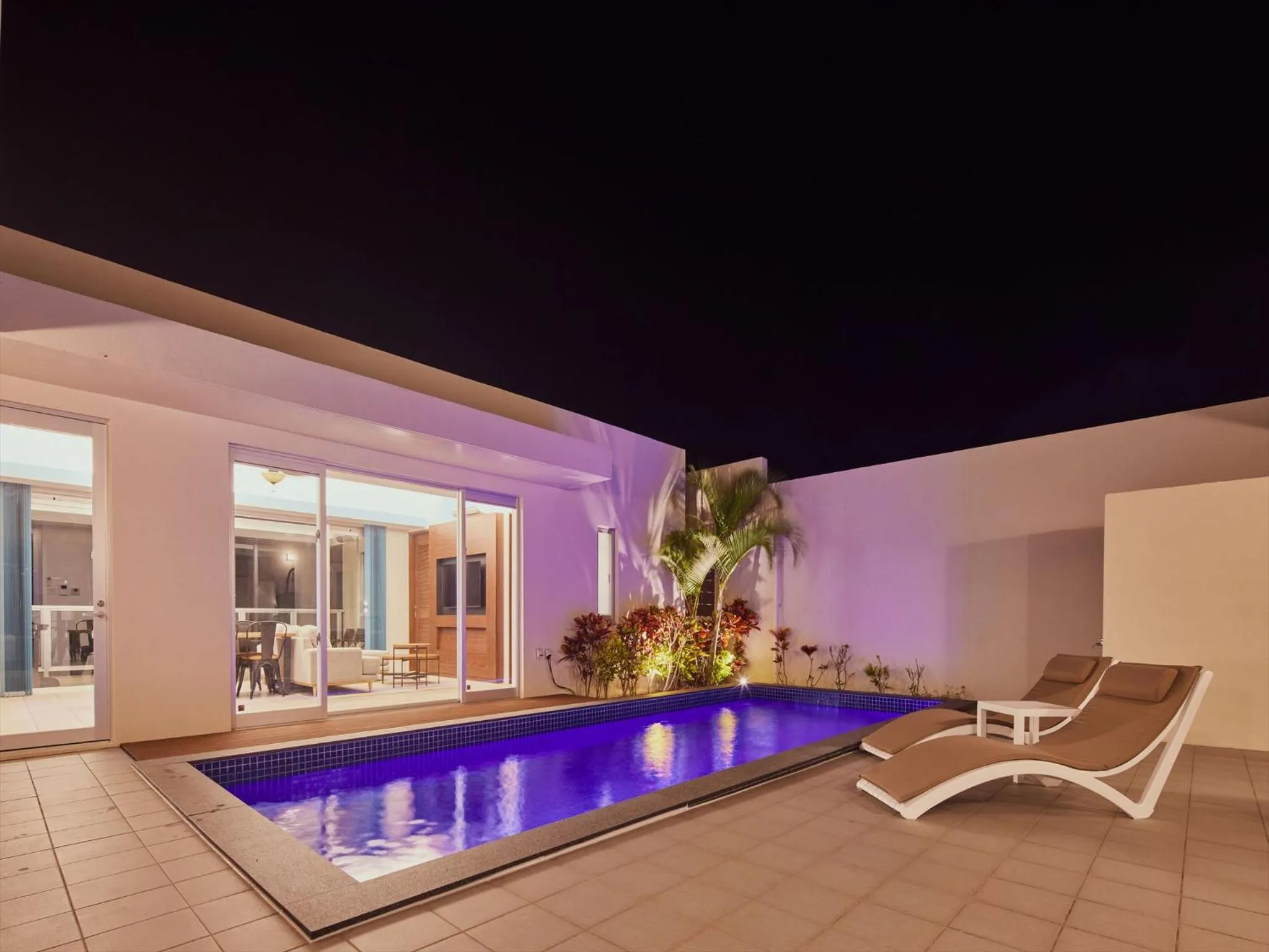 Pool view in The Pool & Sauna Villa MOTOBU