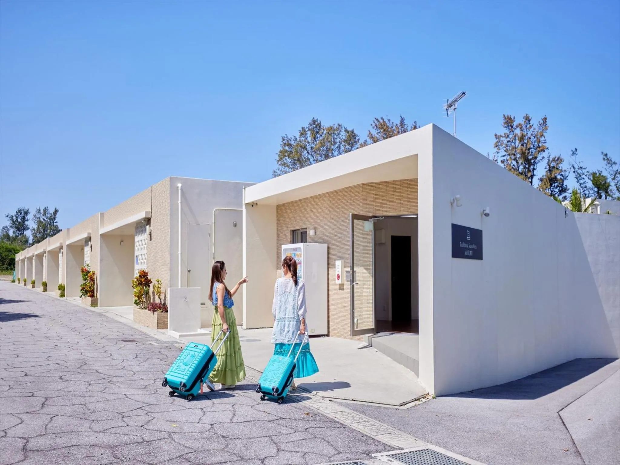 Facade/entrance in The Pool & Sauna Villa MOTOBU