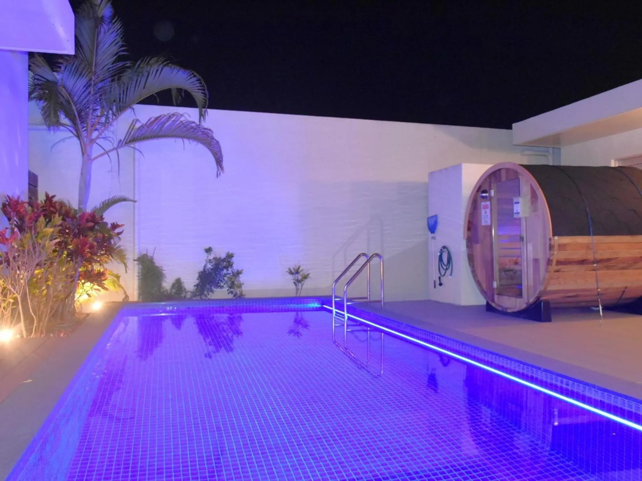 Sauna in The Pool & Sauna Villa MOTOBU