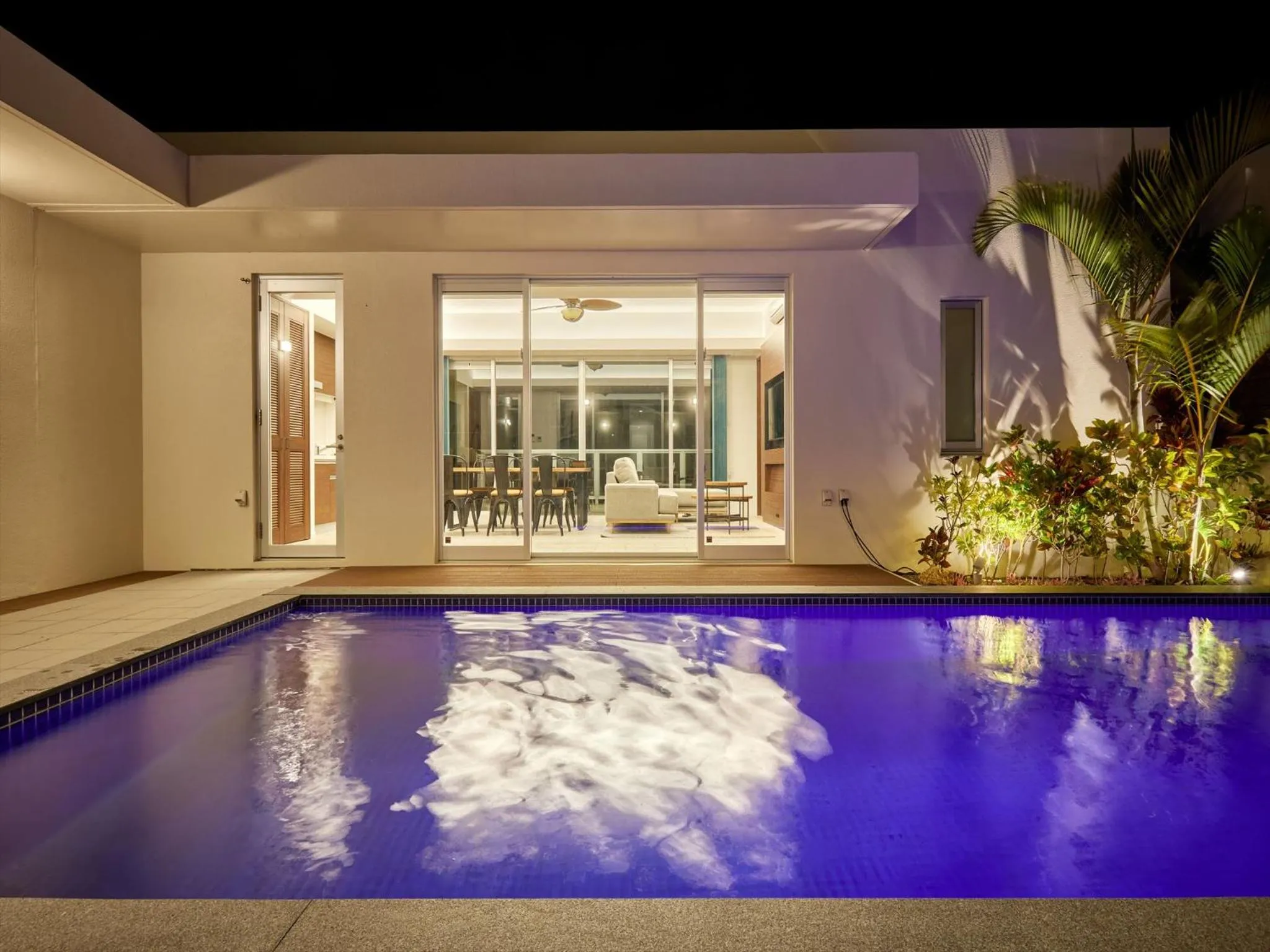 Pool view in The Pool & Sauna Villa MOTOBU