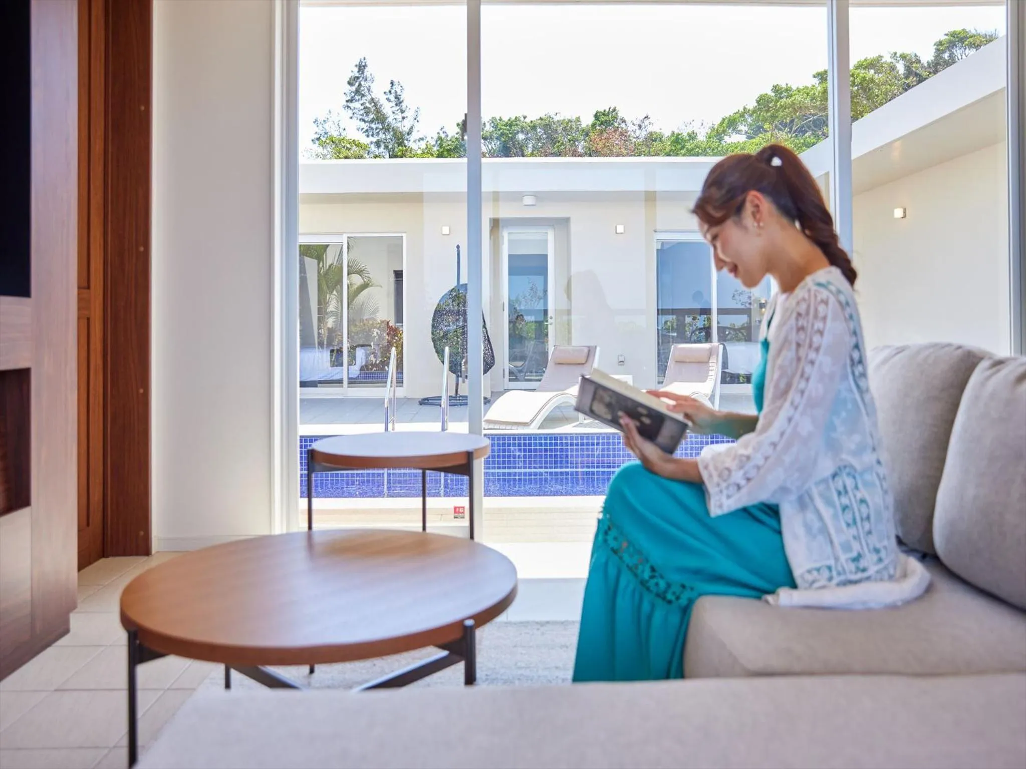Photo of the whole room in The Pool & Sauna Villa MOTOBU