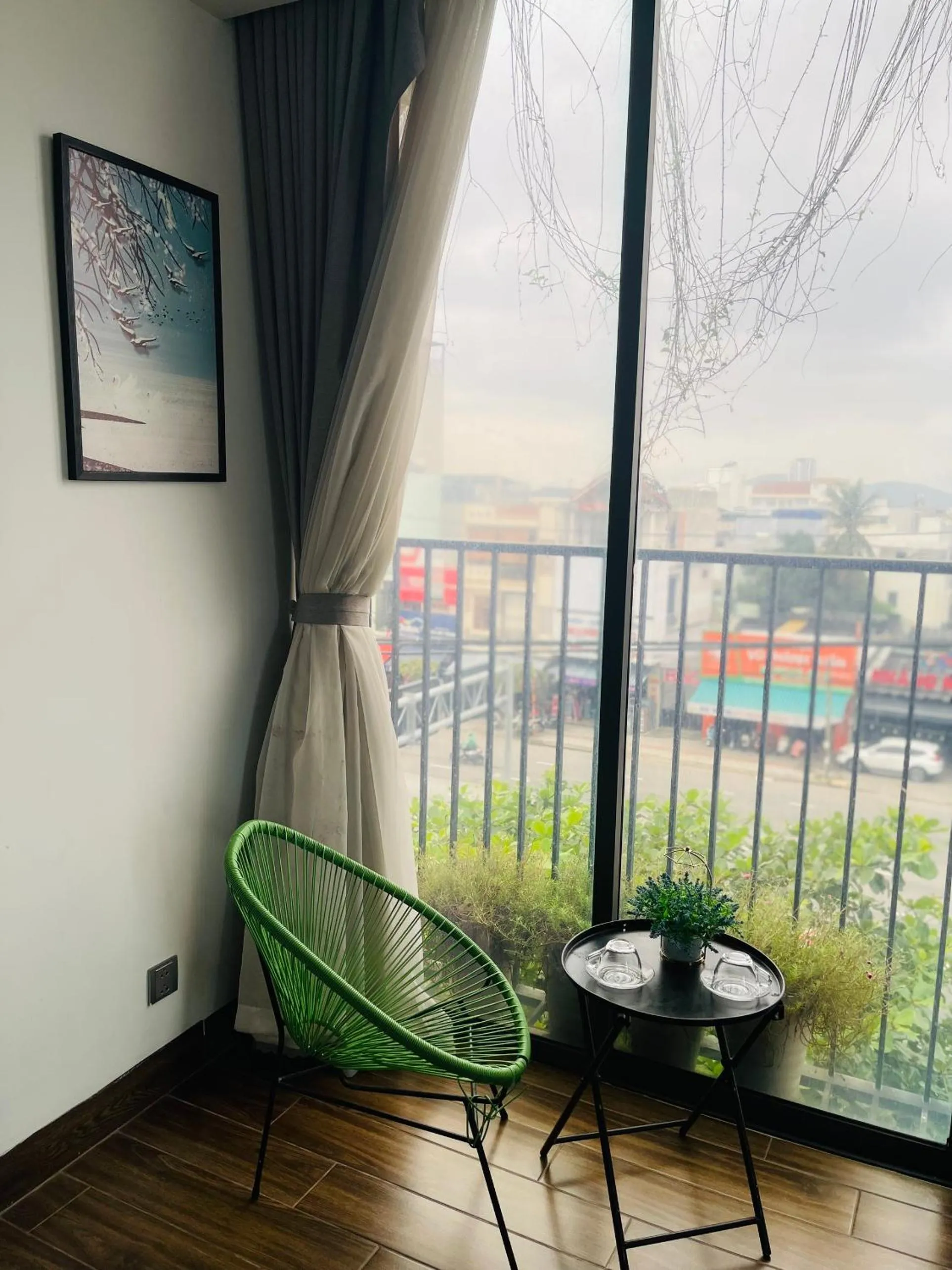 Balcony/Terrace in Cali hotel books Da Nang