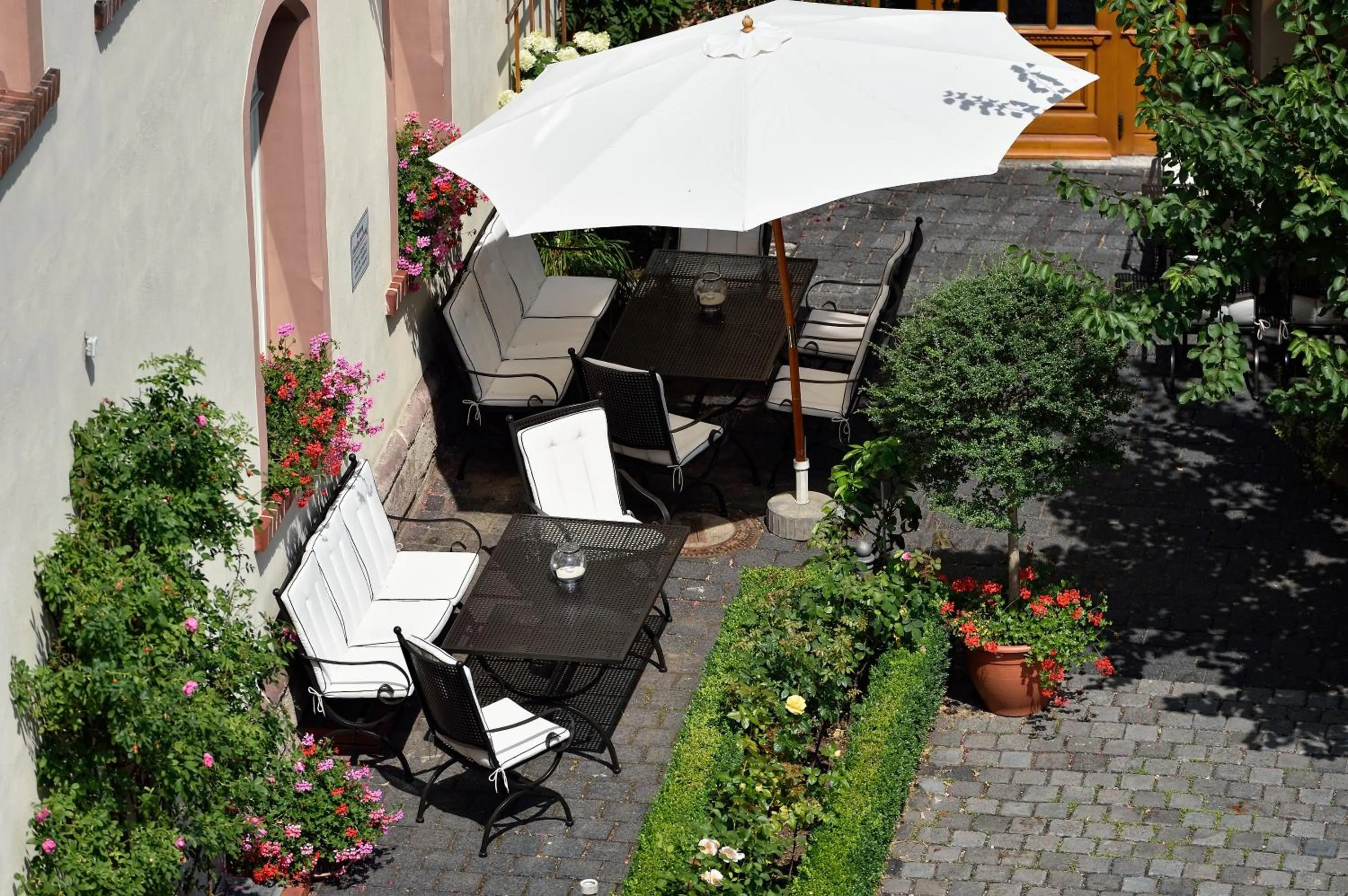 Balcony/Terrace in Hotel Graf von Mansfeld