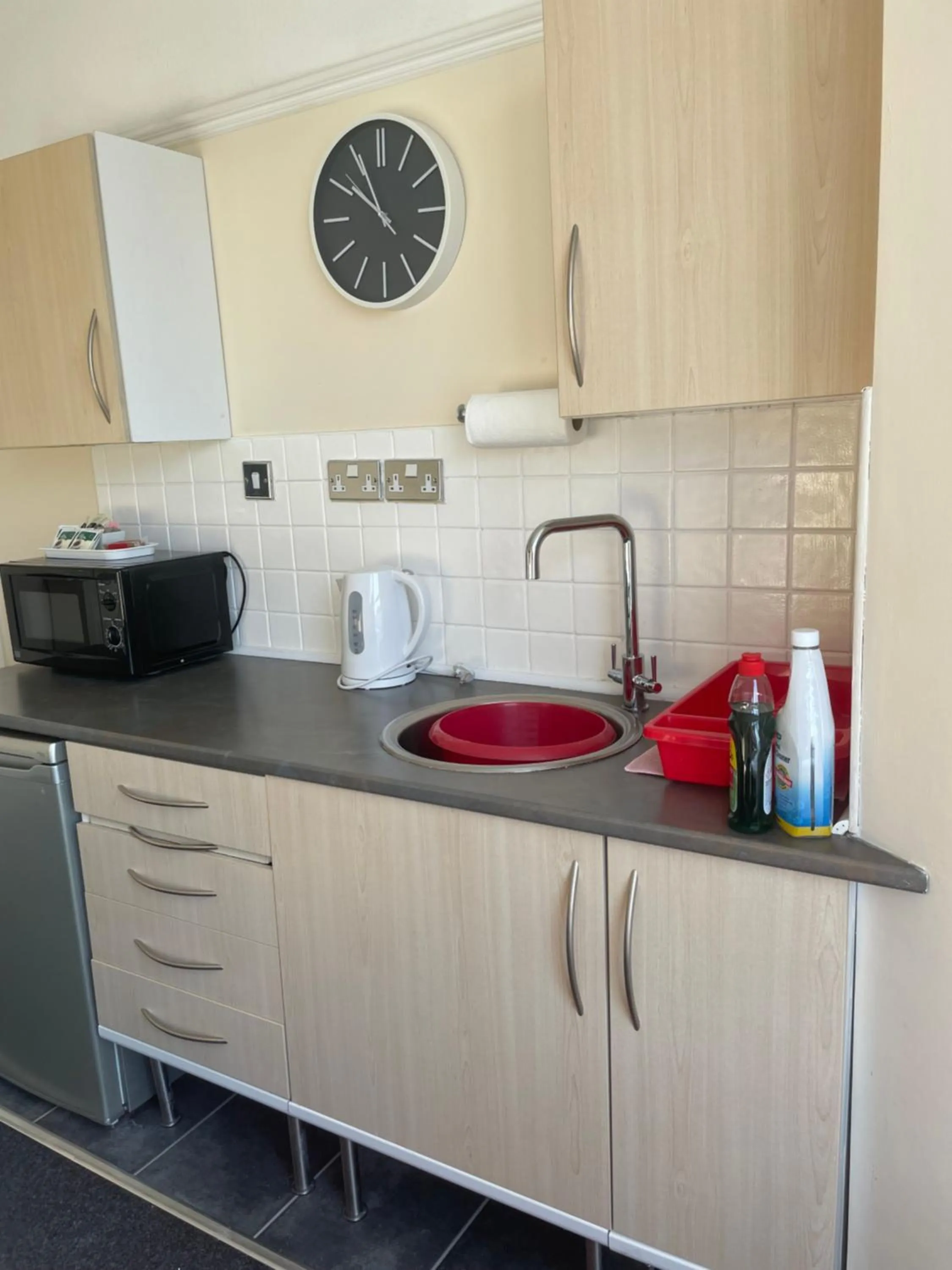 Kitchen or kitchenette in Aparthotel Blackpool
