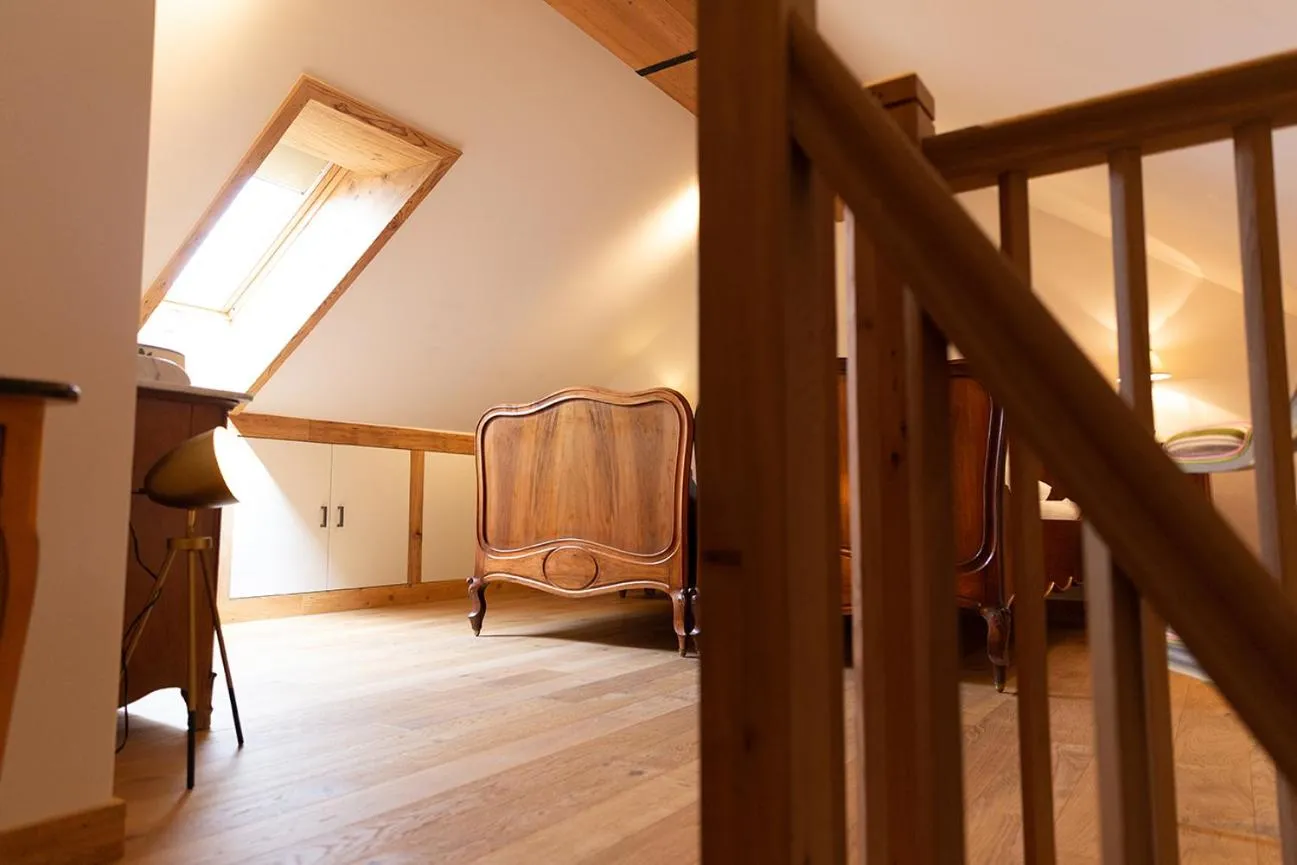 Bed in Gasthof zum Schlüssel La Méridienne Fribourg SA