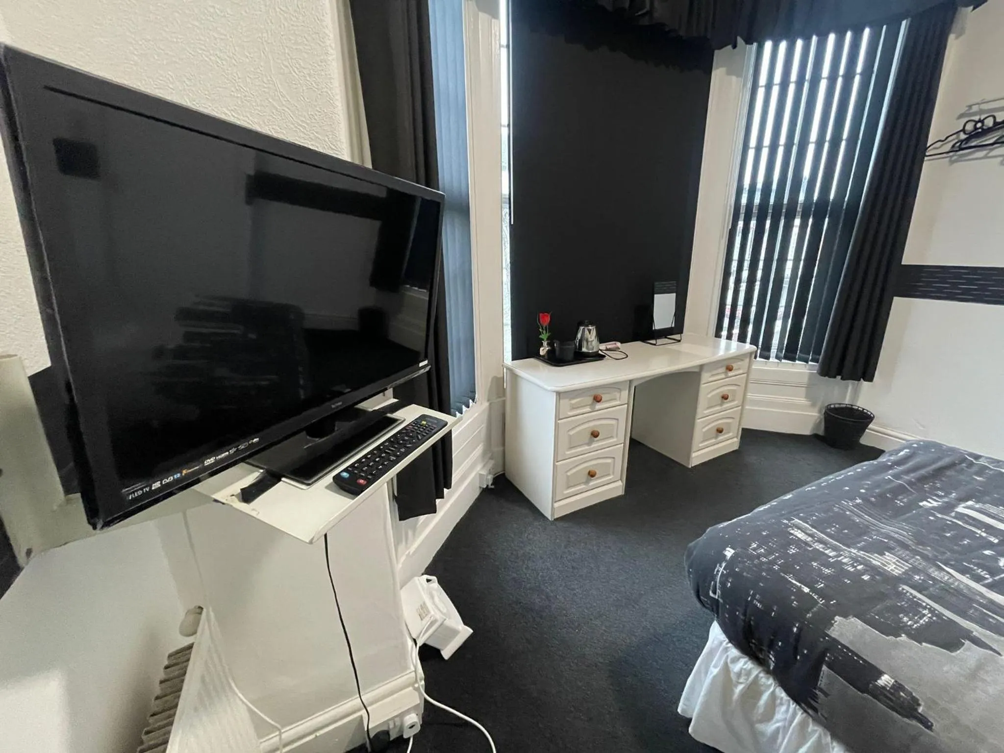 Bed in Manhattan Hotel