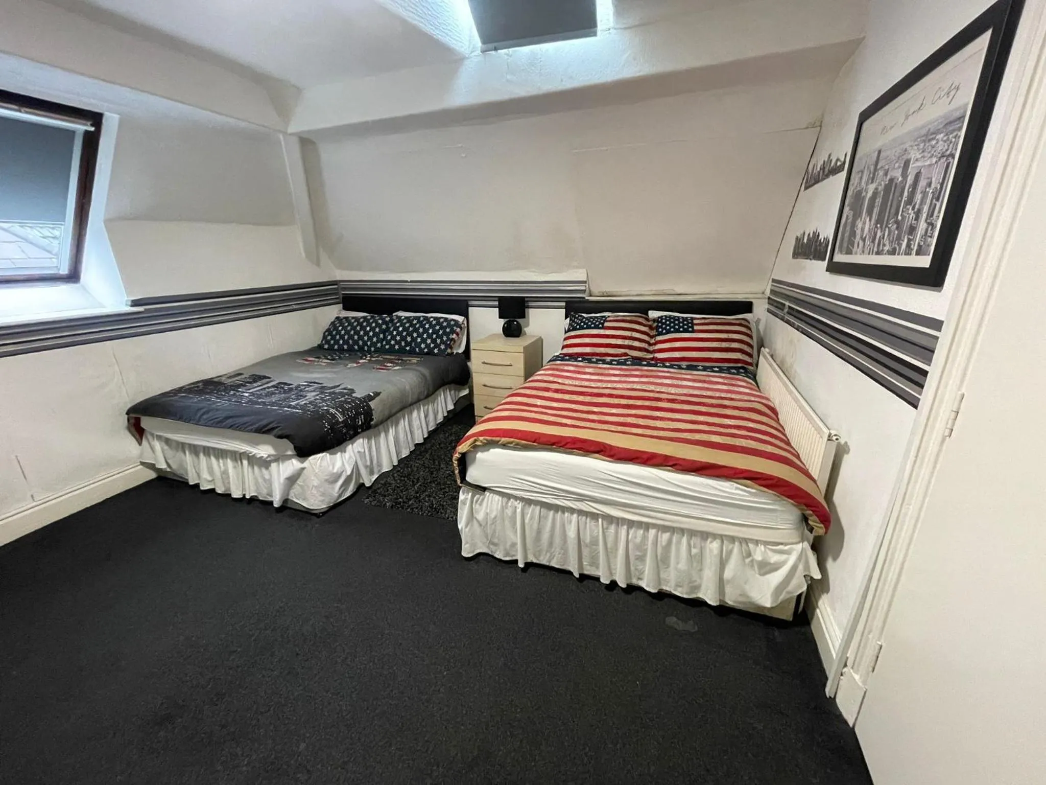 Bed in Manhattan Hotel