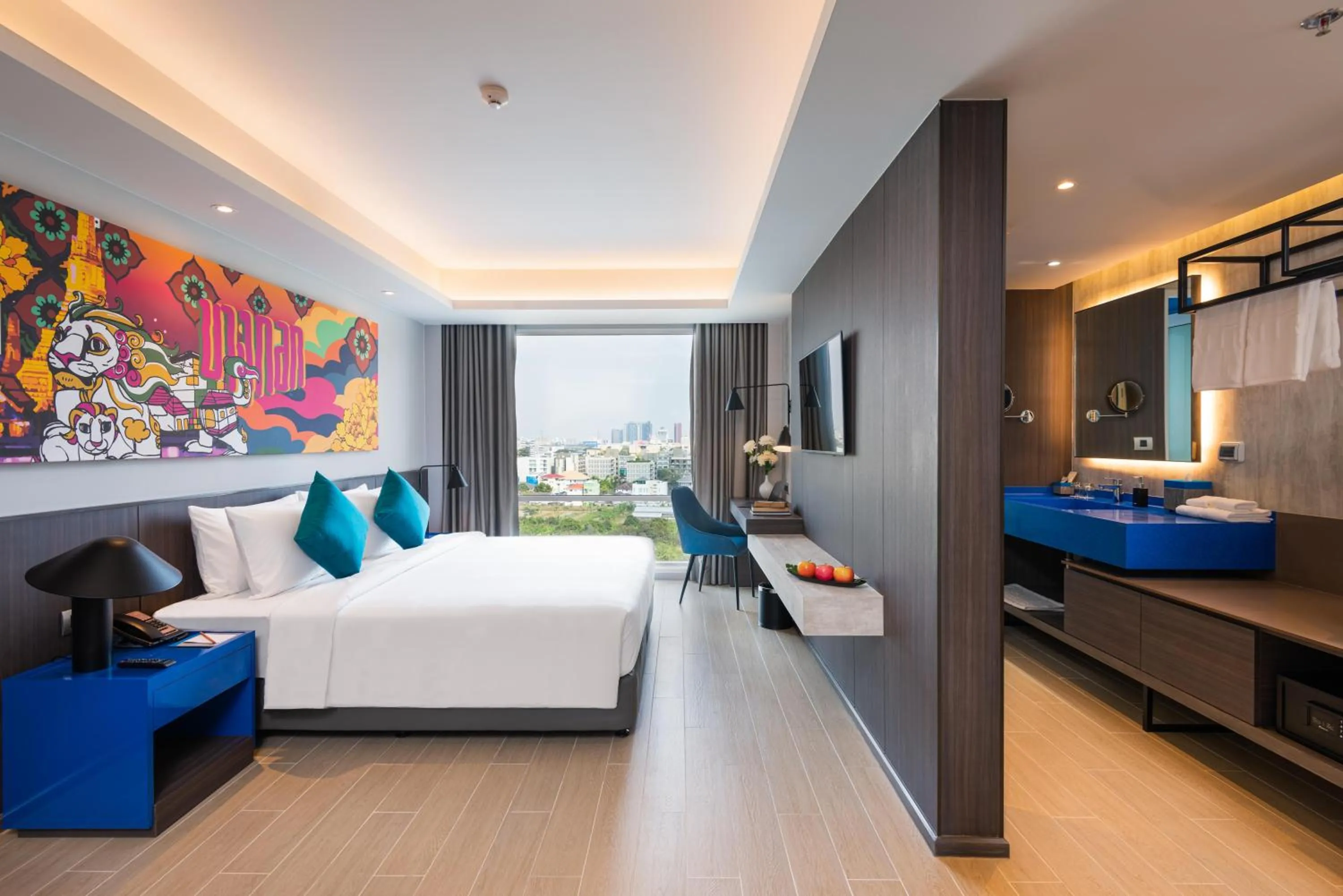 Bed in Maitria Hotel Rama 9 Bangkok - A Chatrium Collection