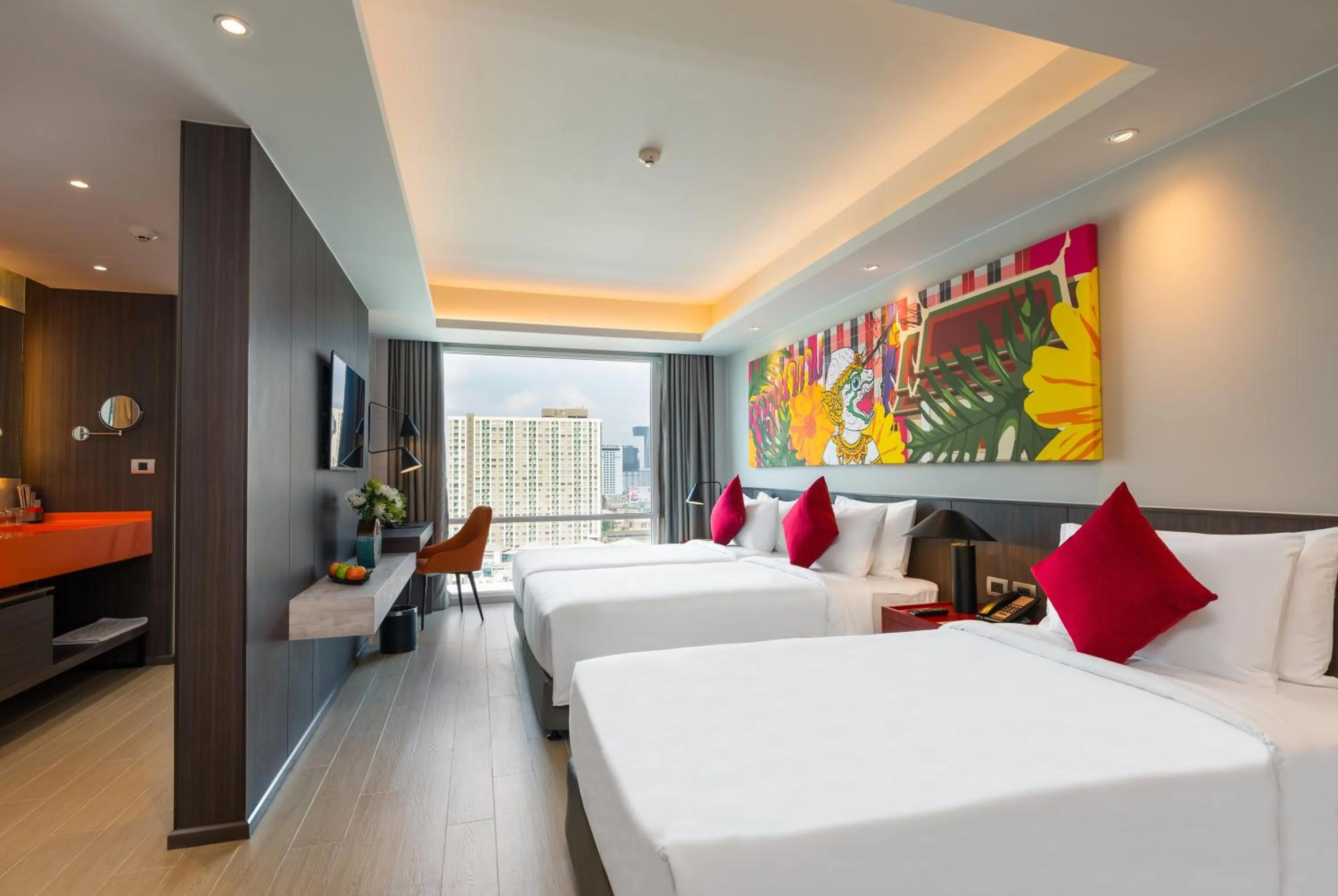 Bed in Maitria Hotel Rama 9 Bangkok - A Chatrium Collection