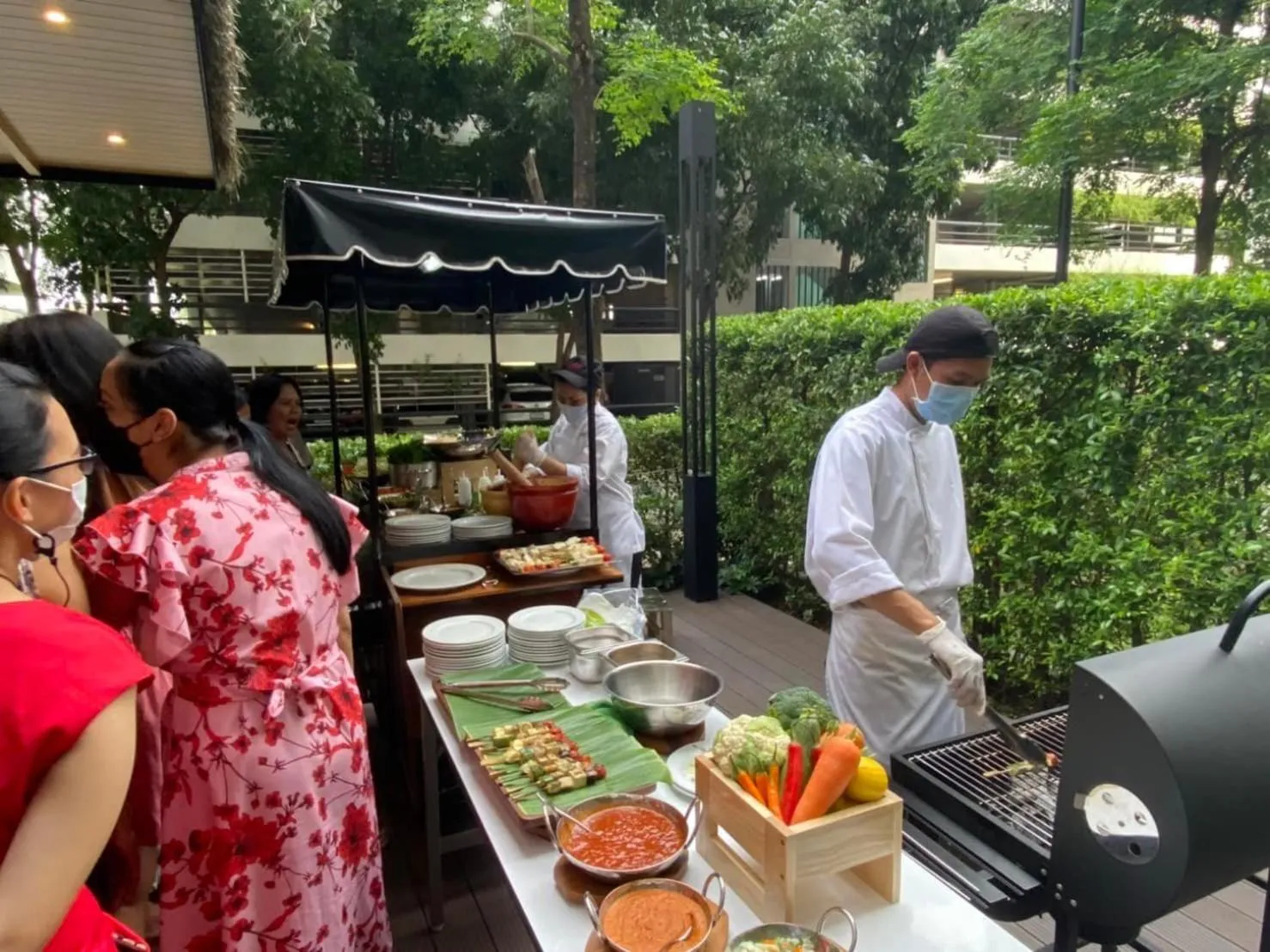 BBQ facilities in Maitria Hotel Rama 9 Bangkok - A Chatrium Collection