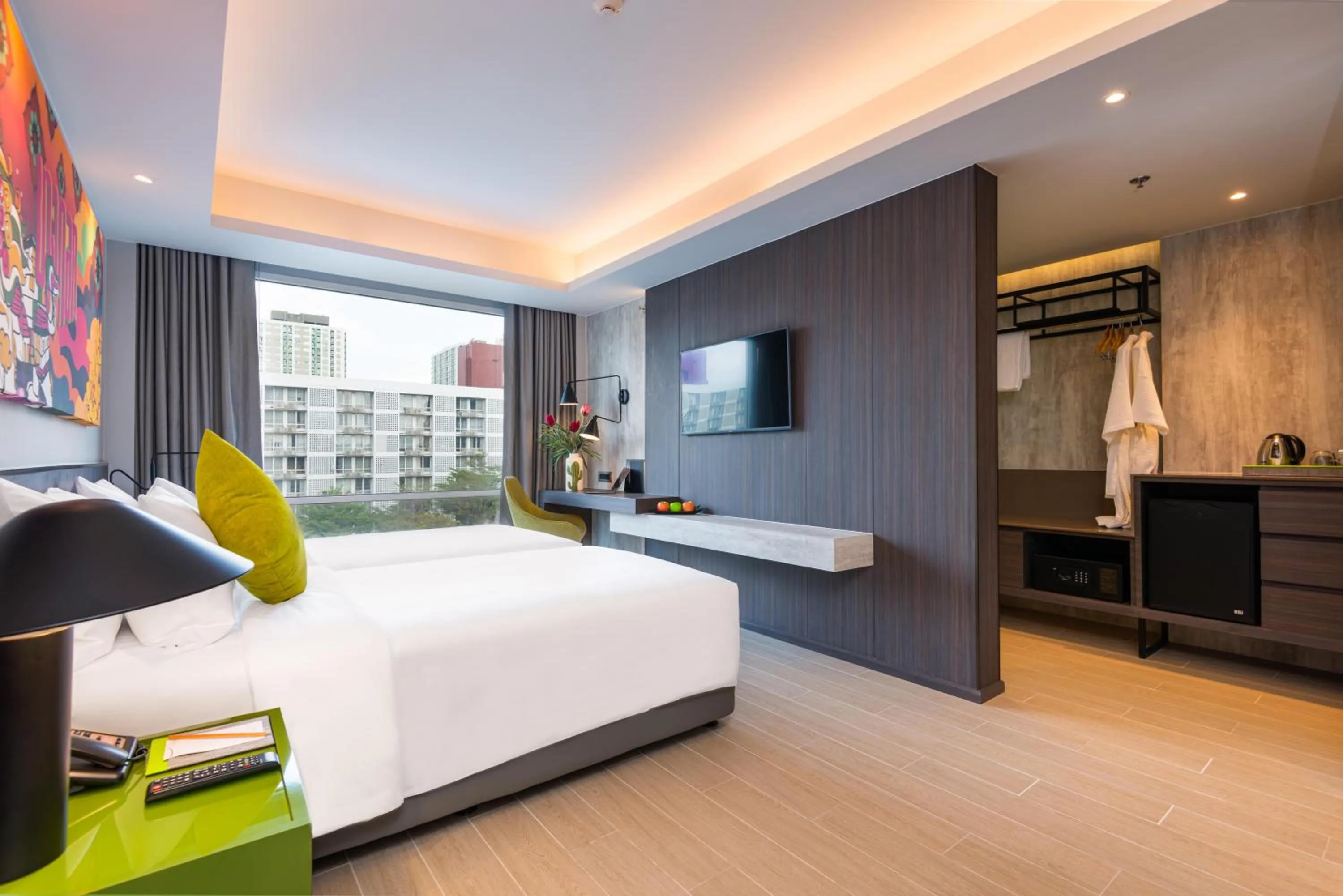 Bed in Maitria Hotel Rama 9 Bangkok - A Chatrium Collection