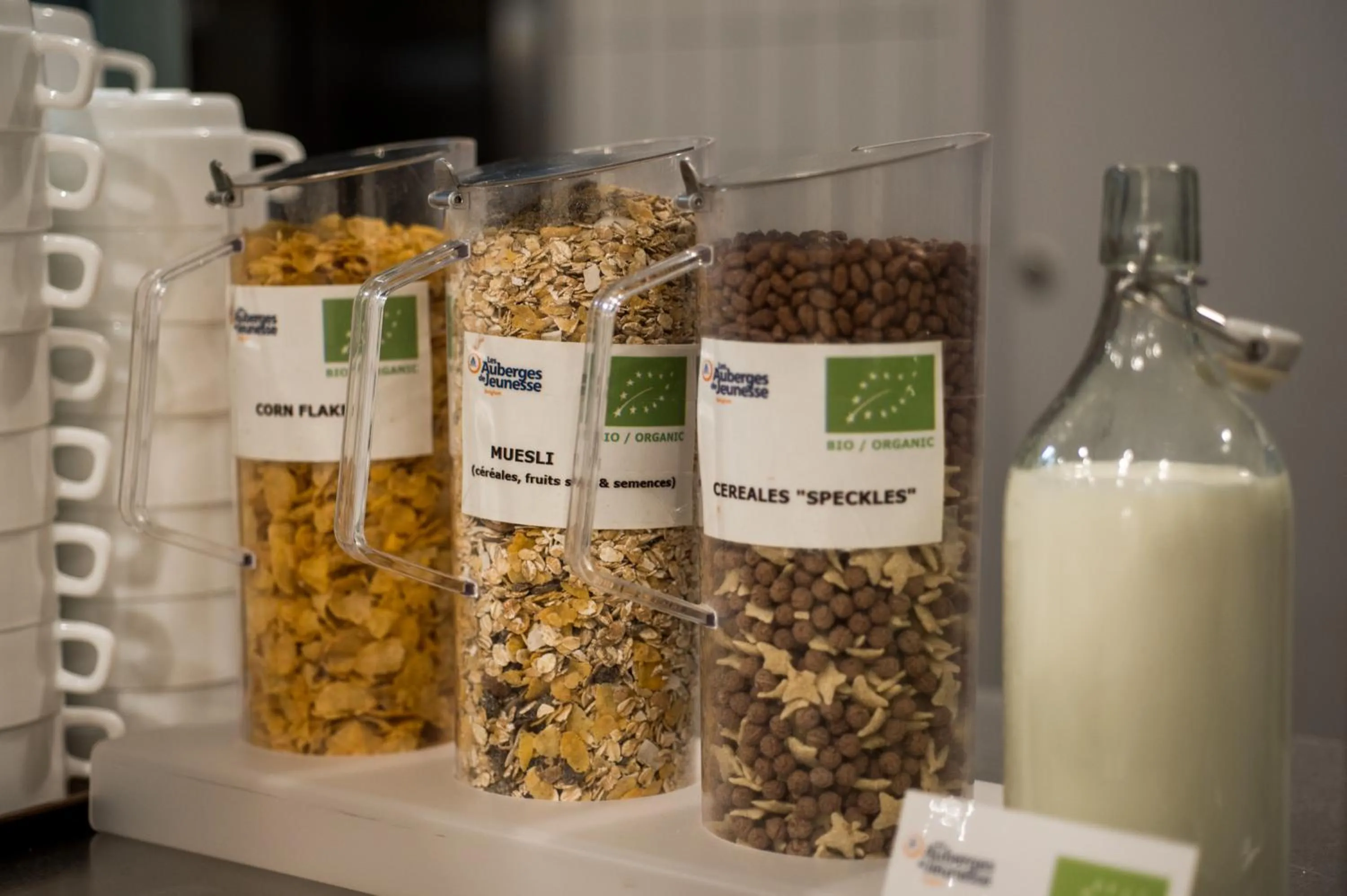 Breakfast in HI Brussels Generation Europe Hostel