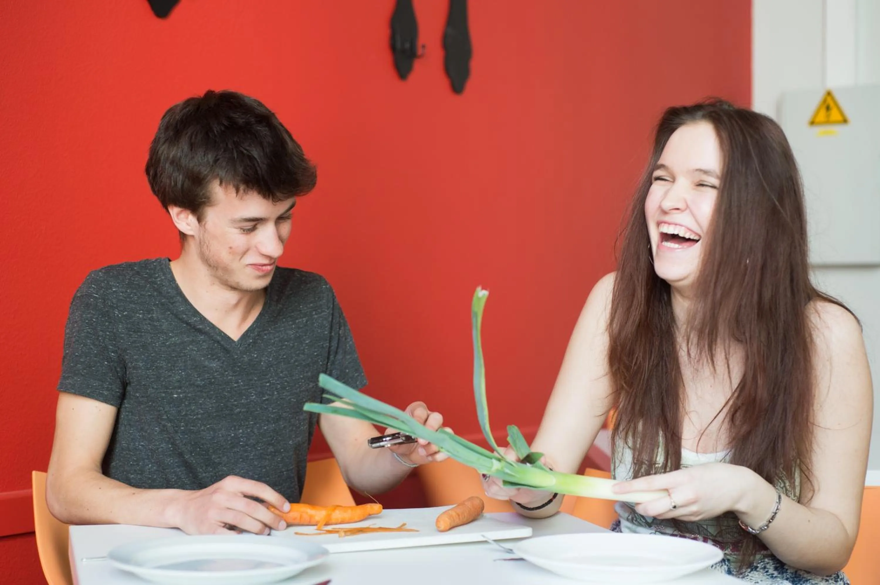 Kitchen or kitchenette in HI Brussels Jacques Brel Hostel