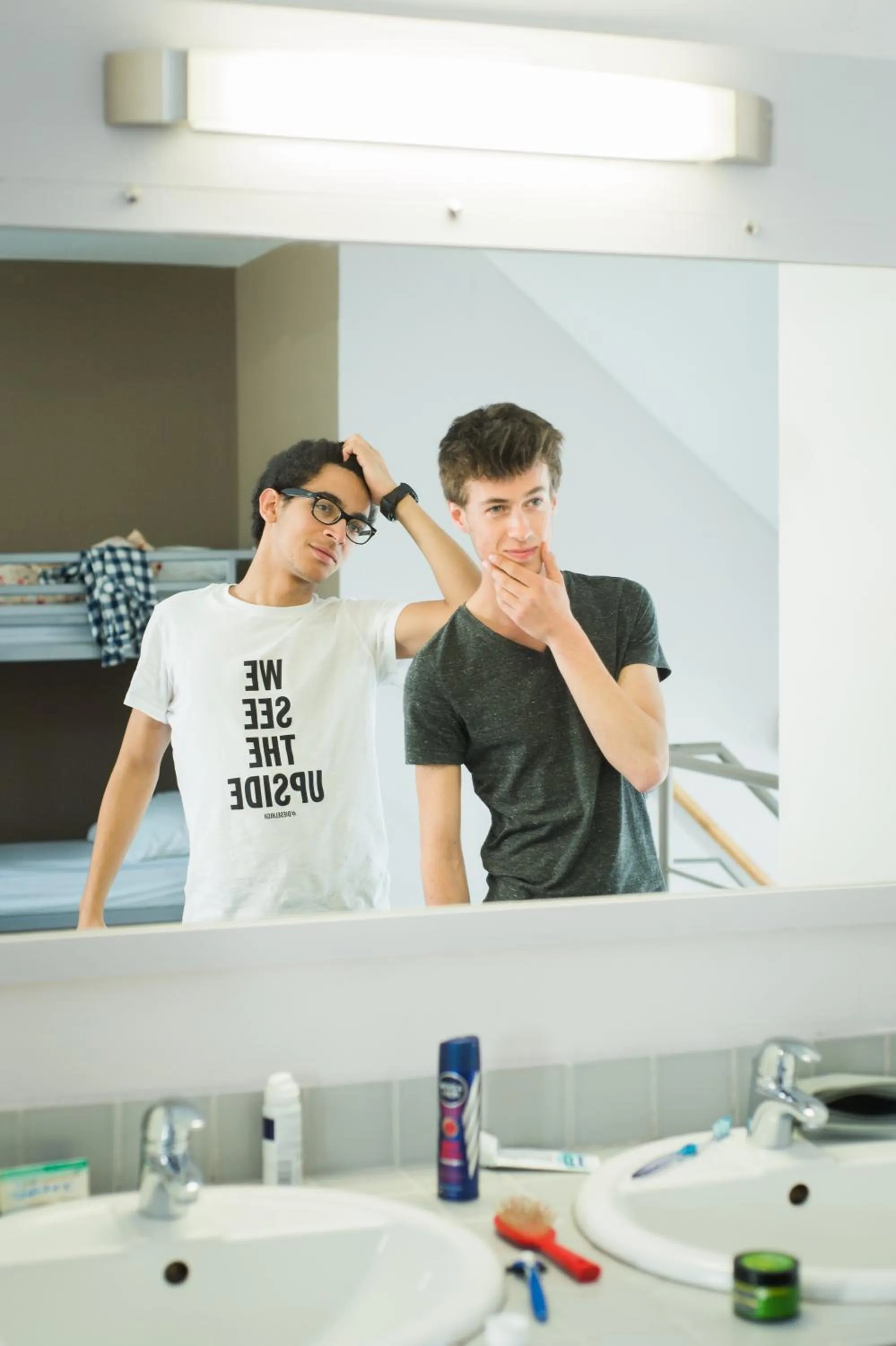 Bathroom in HI Brussels Jacques Brel Hostel