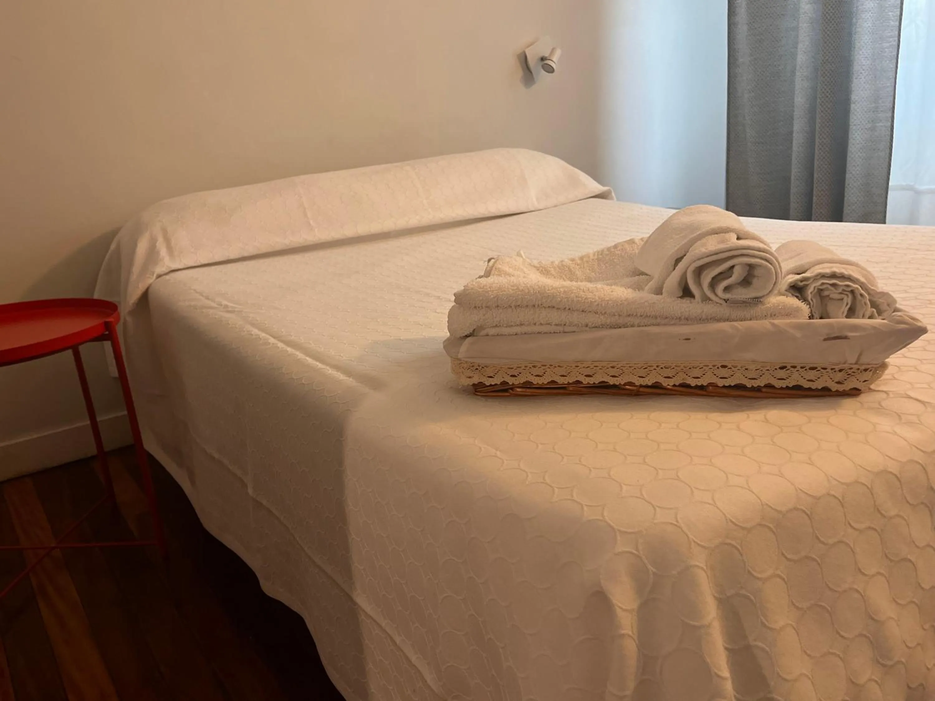 Bed in Hotel Boliña