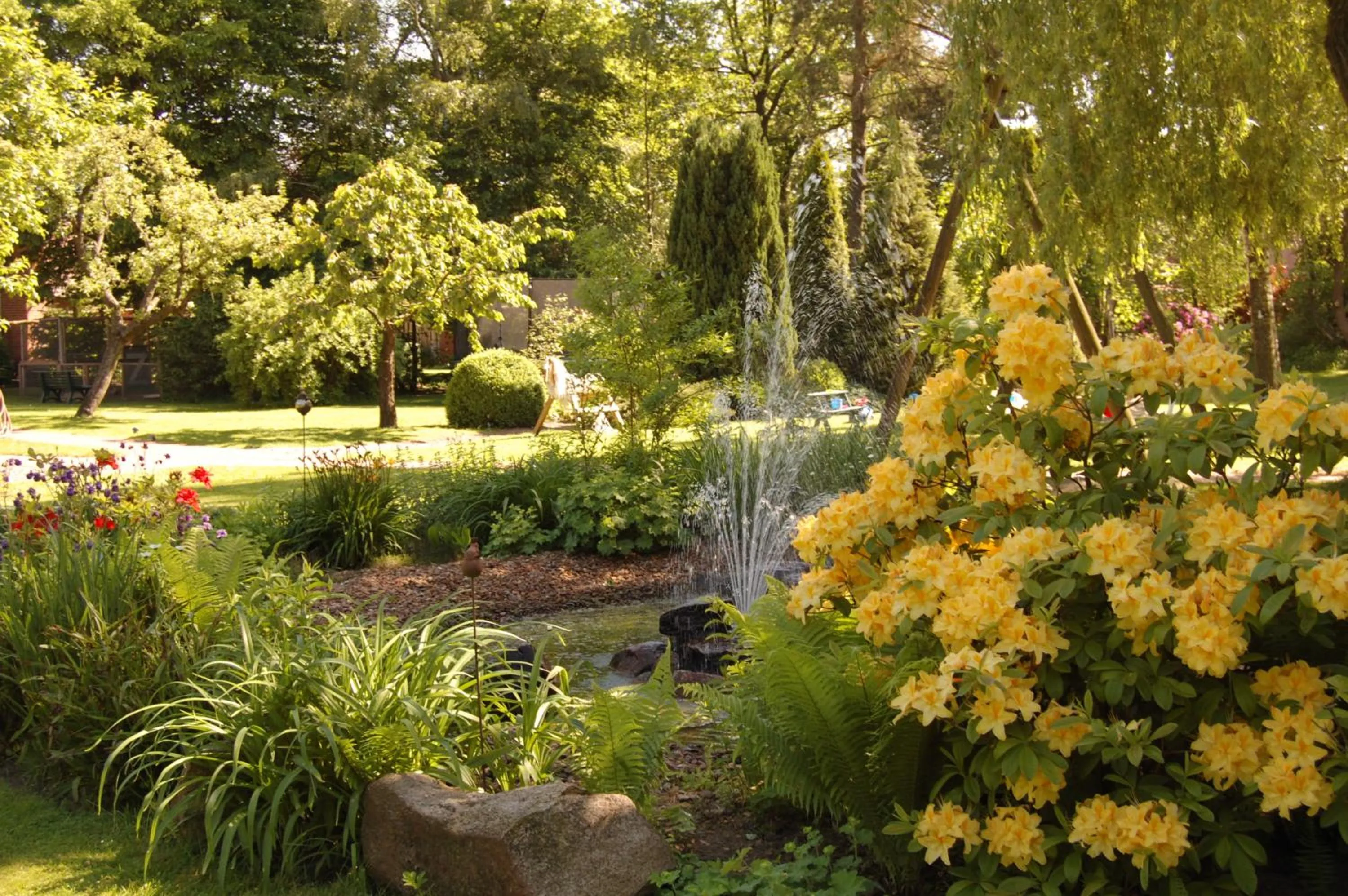 Garden in Land-gut-Hotel Allerhof