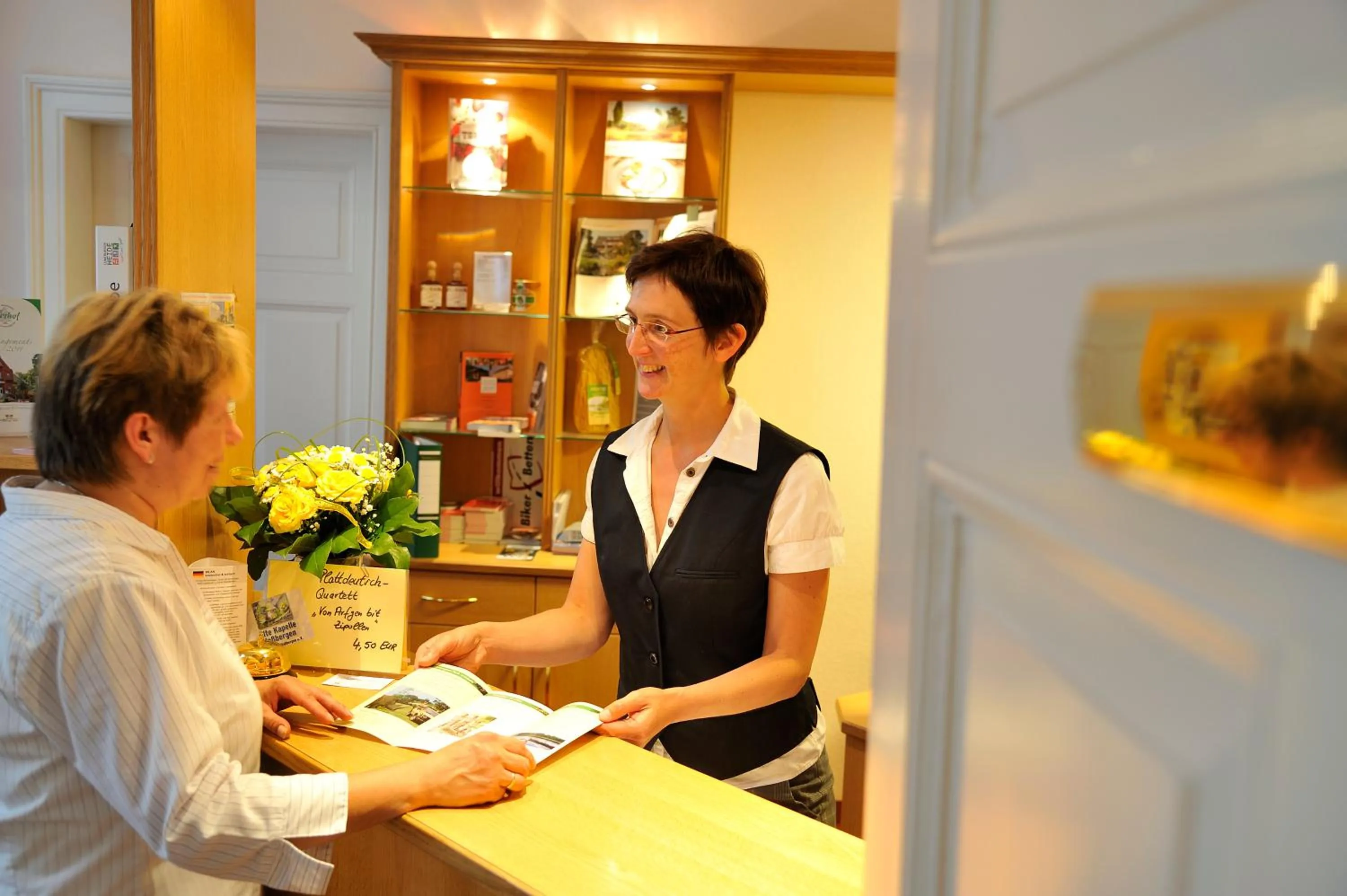 Lobby or reception in Land-gut-Hotel Allerhof