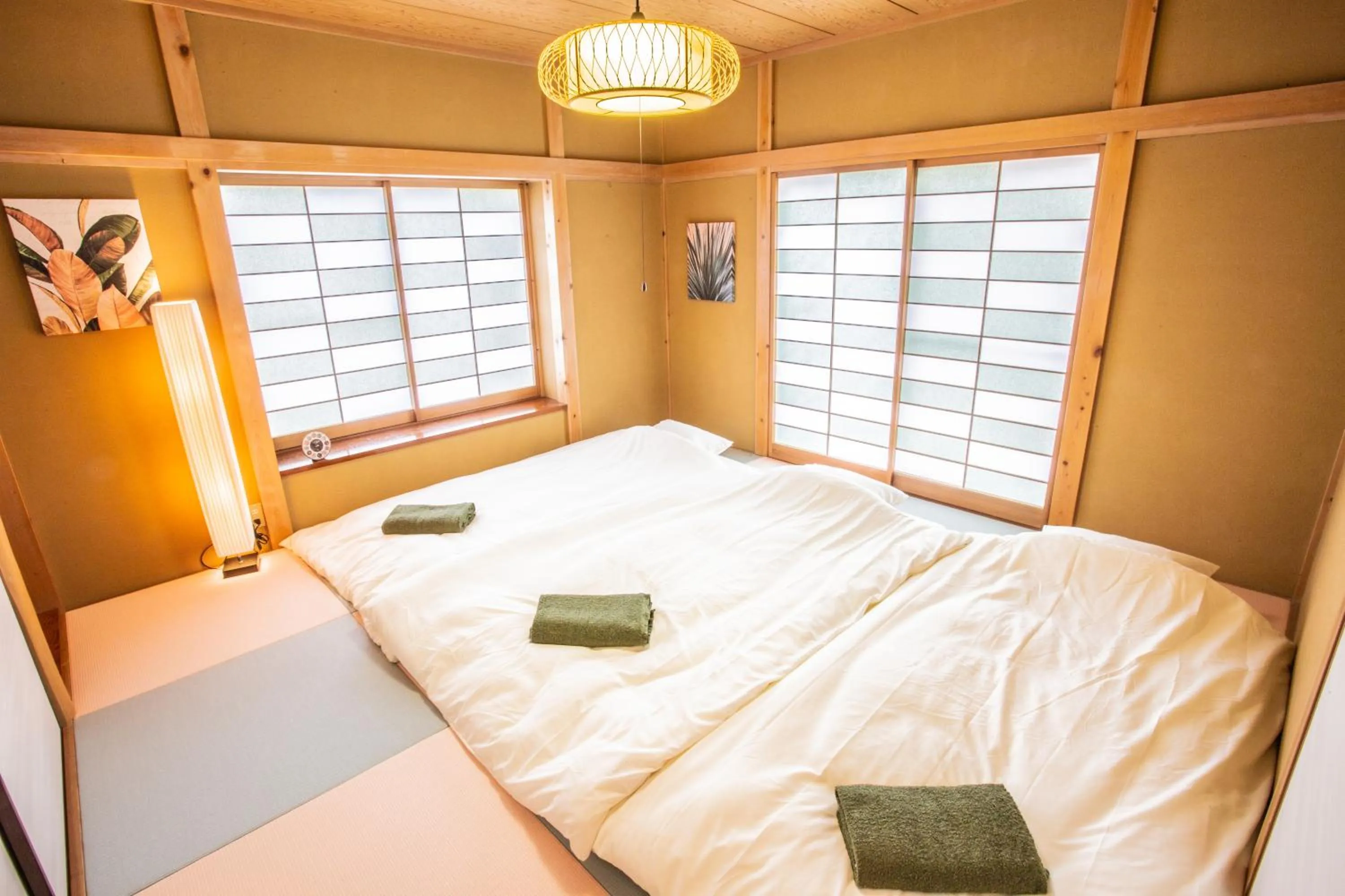 Bed in VILLENT Izukogen Oomuroyama