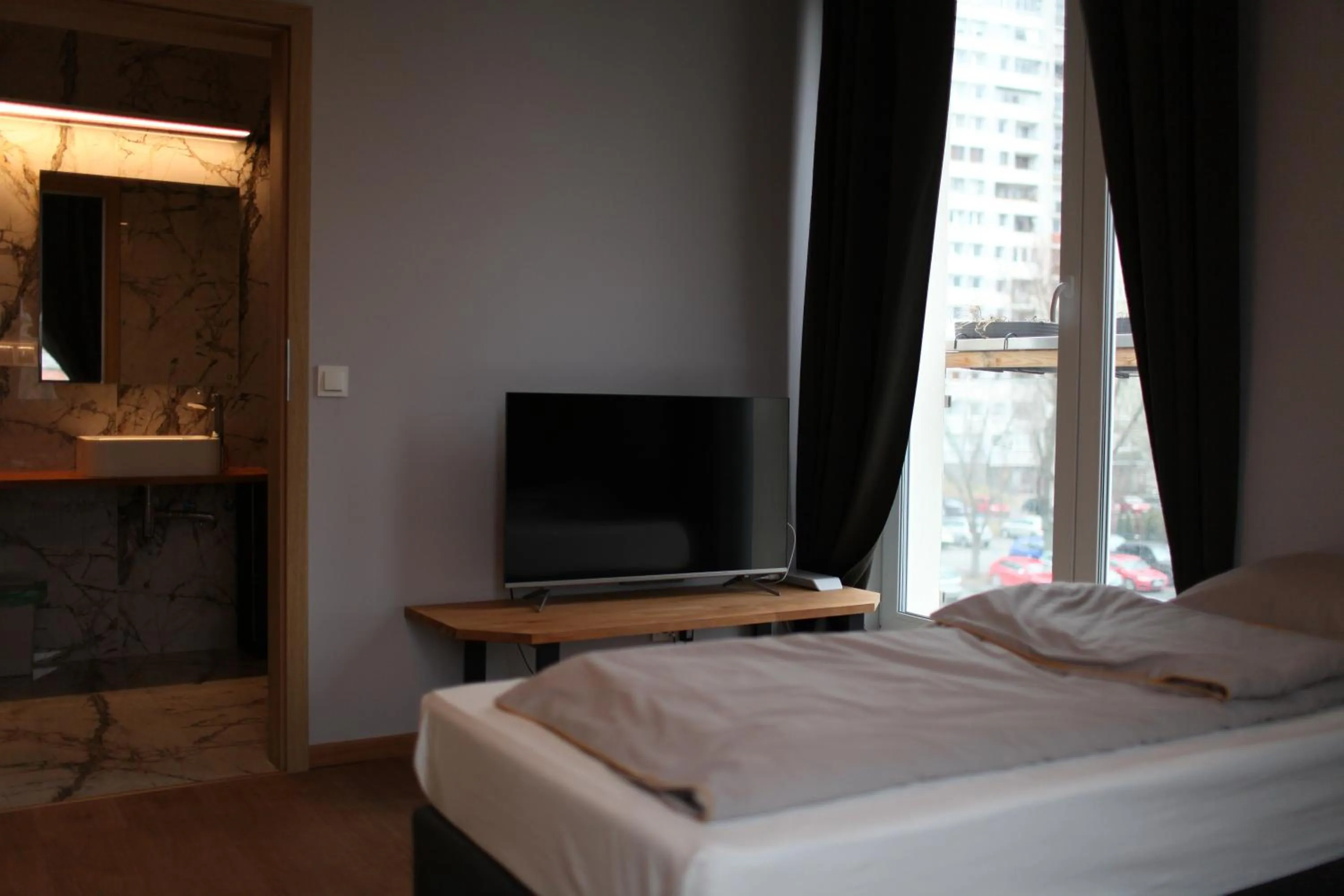 Communal lounge/ TV room, Bed in A&B Willa Klaudyny