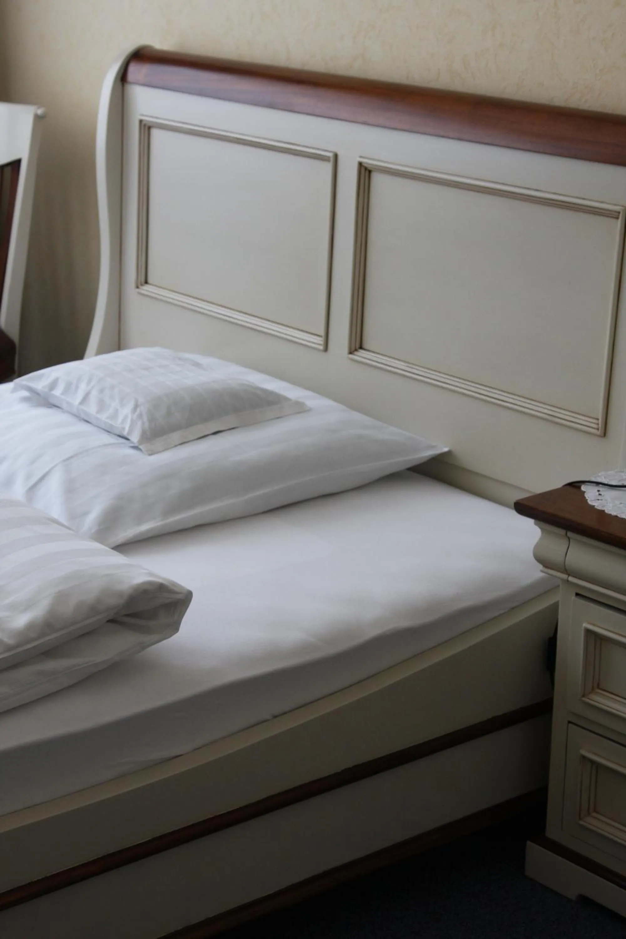 Bed in Hotel Seelust