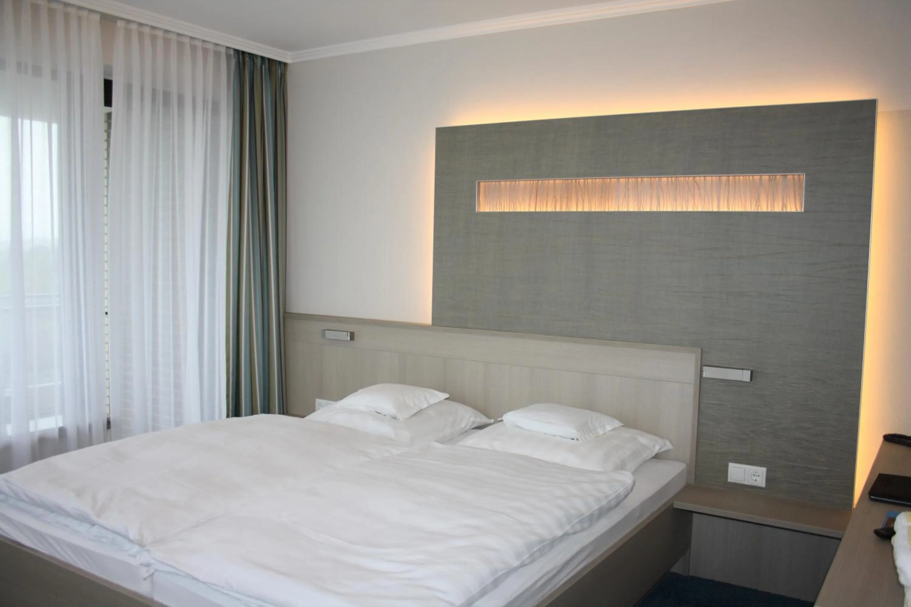 Bed in Hotel Seelust